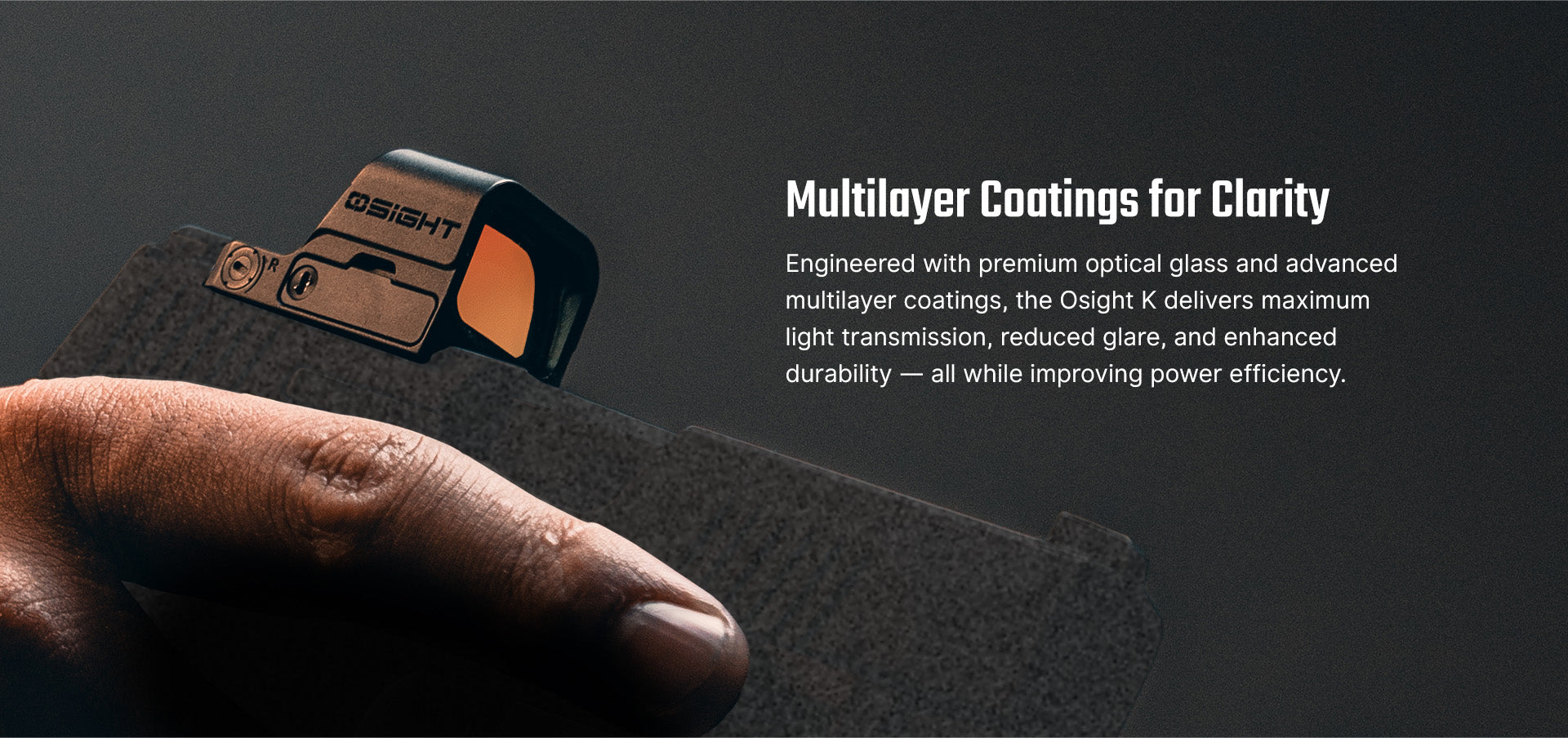 Olight Osight K Open Reflex Optic with Replaceable Side-Loading Battery