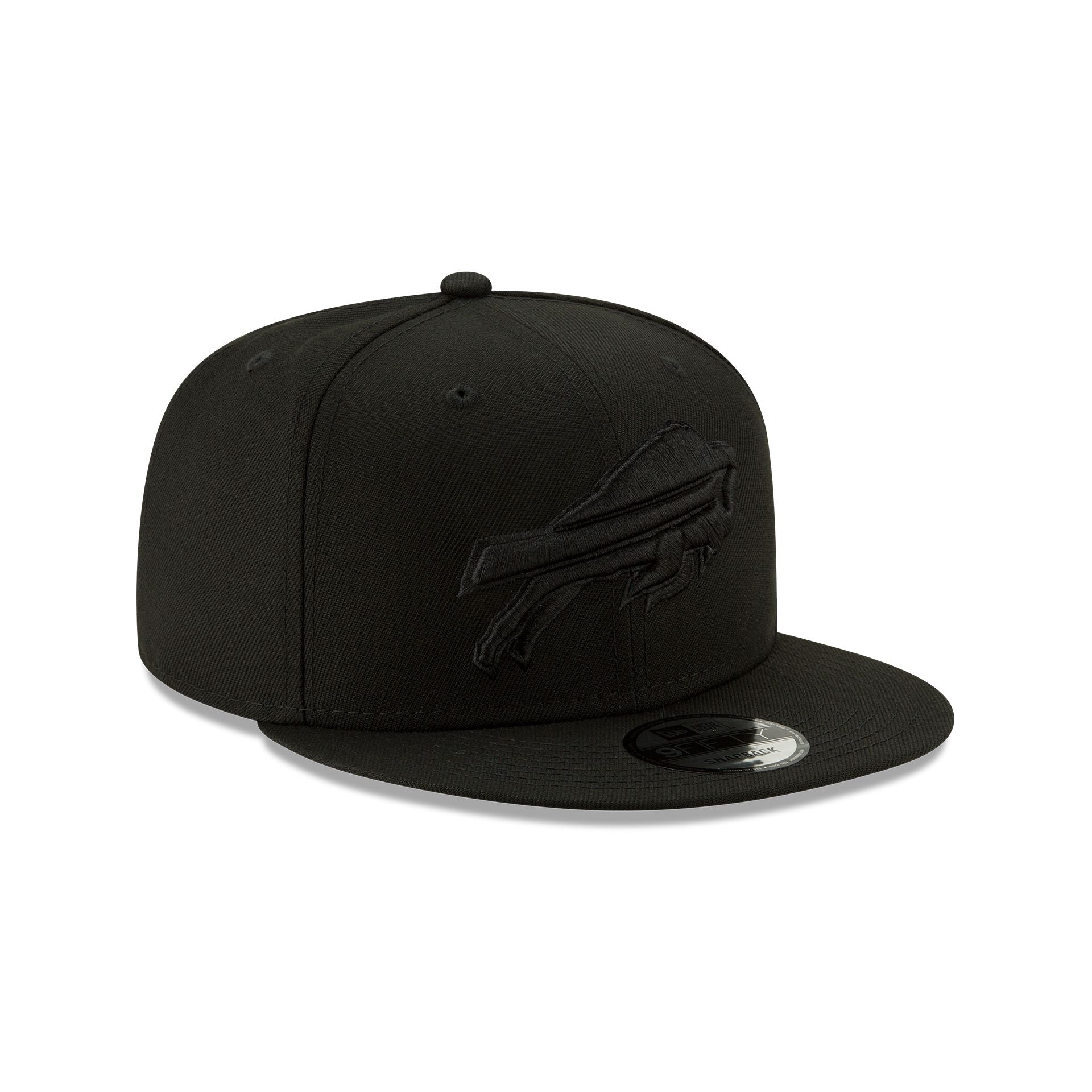 Buffalo Bills Basic Black on Black 9FIFTY Snapback Hat