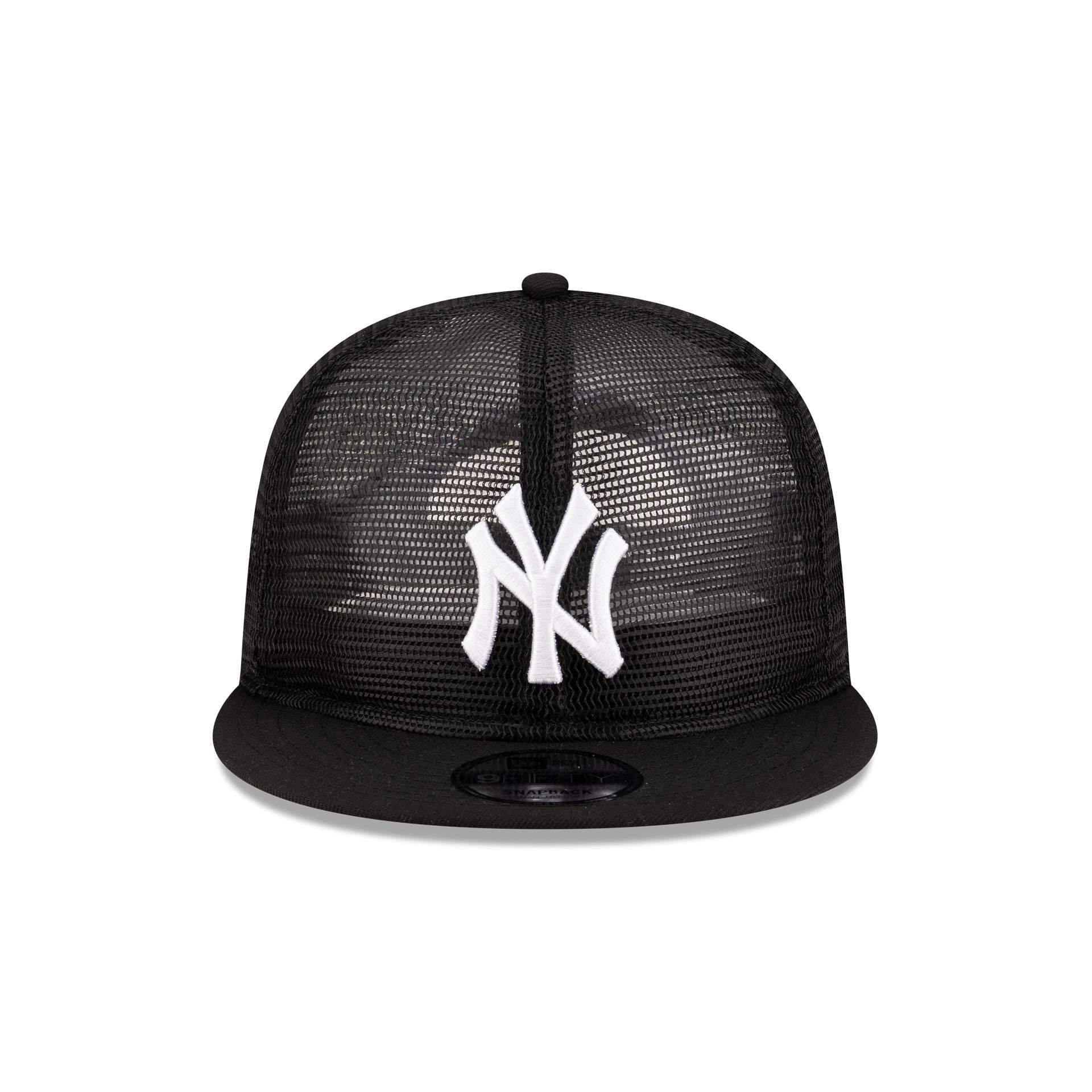 New York Yankees Black Mesh 9FIFTY Snapback Hat