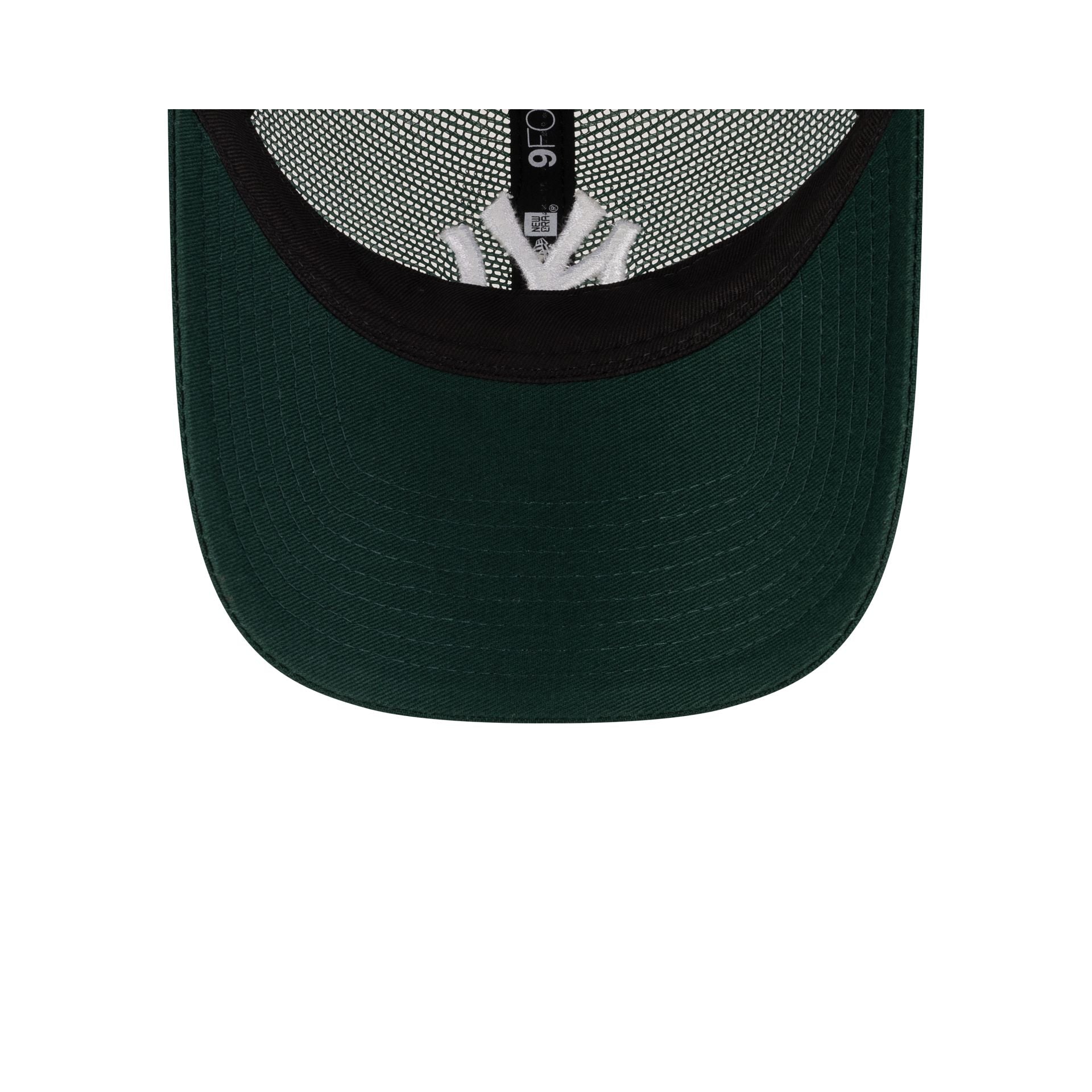 New York Yankees Dark Green Mesh 9FORTY Snapback Hat