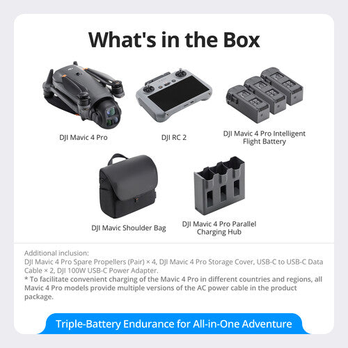 DJI Mavic 4 Pro RC2 Fly More Combo
