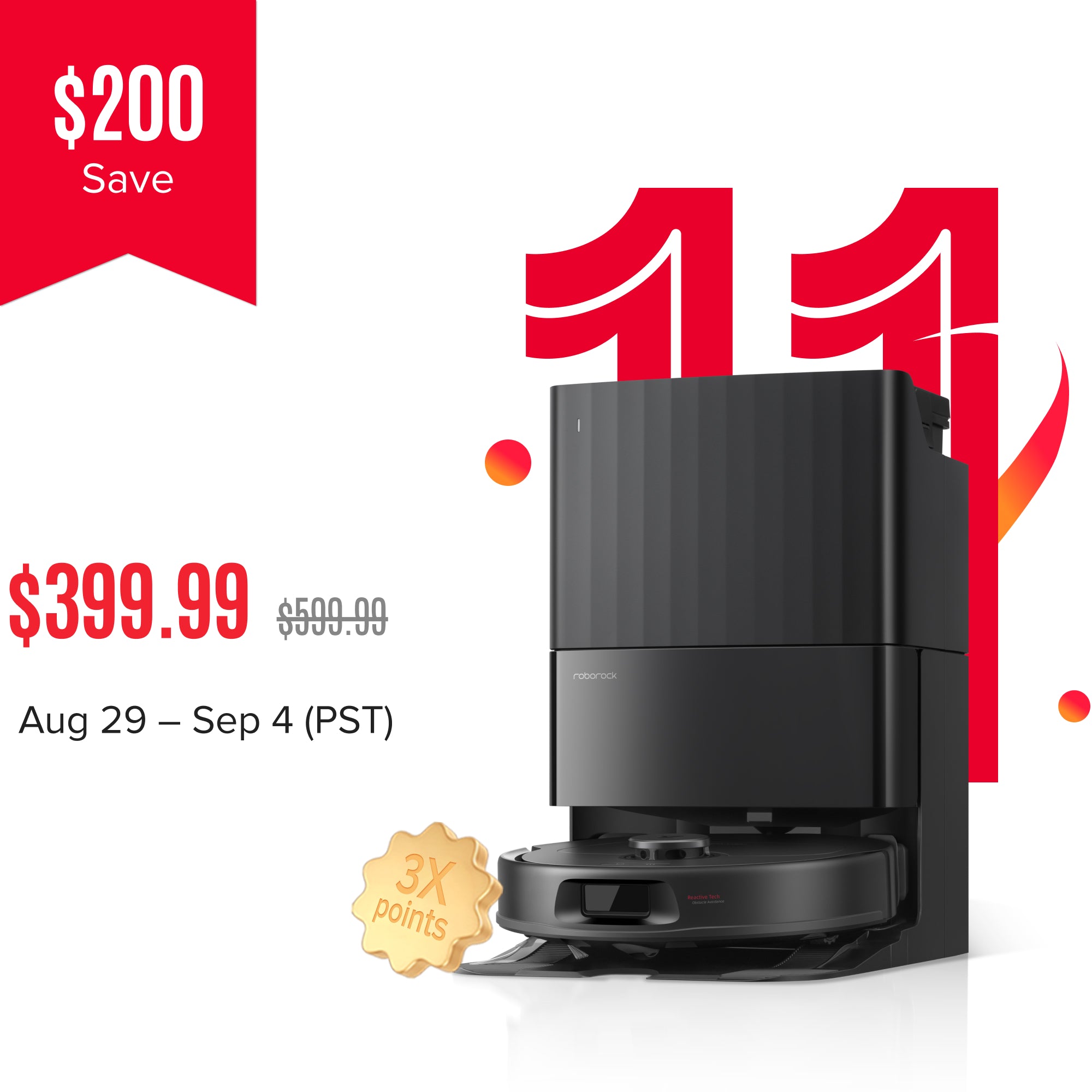 Roborock QV 35A Robot Vacuum with Multifunctional Dock (Upgraded from Qrevo S)