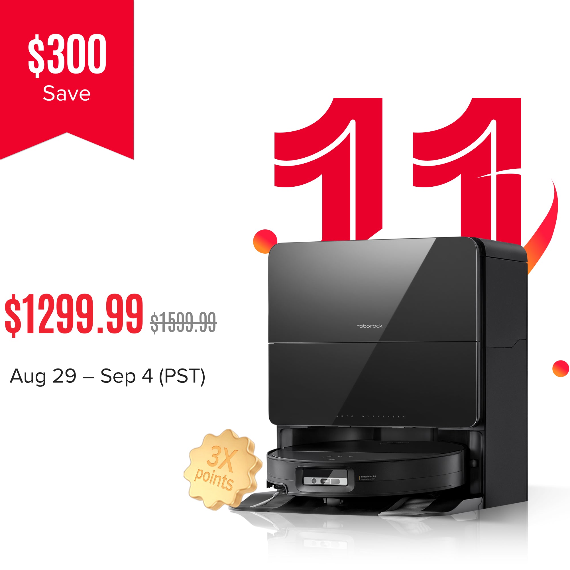 Roborock Saros 10 Robot Vacuum with Dual Anti-tangle System (Upgraded from S8 MaxV Ultra)