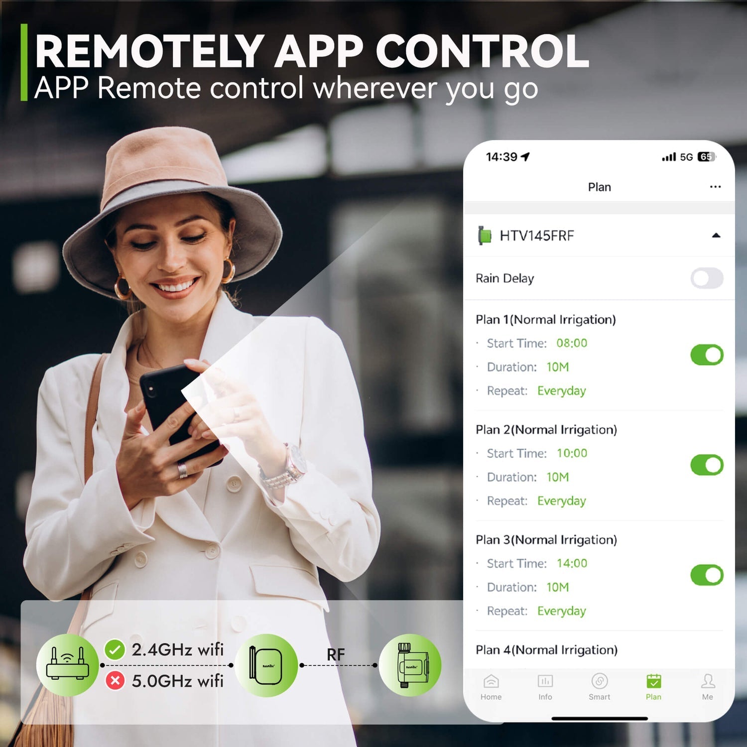 Rainpoint 1-ZONE WIFI HOSE TIMER WITH GATEWAY