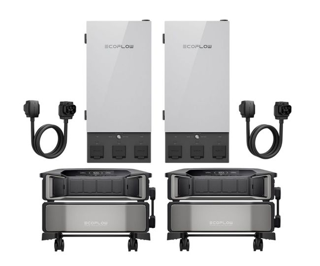 Ecoflow 2x Delta Pro Ultra Powerstations and 2x Smart Home Panel 2 Combos for Powering 24 Circuits