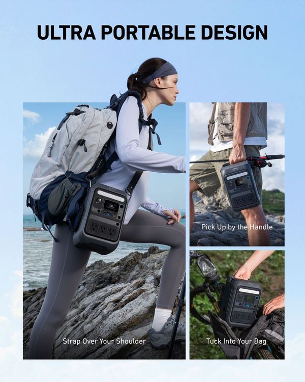 Anker SOLIX C200X Portable Power Station 230Wh/300W