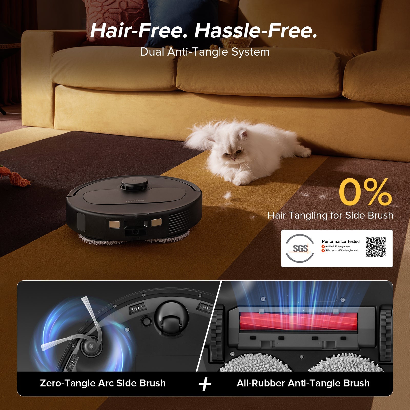 Roborock QV 35A Robot Vacuum with Multifunctional Dock (Upgraded from Qrevo S)