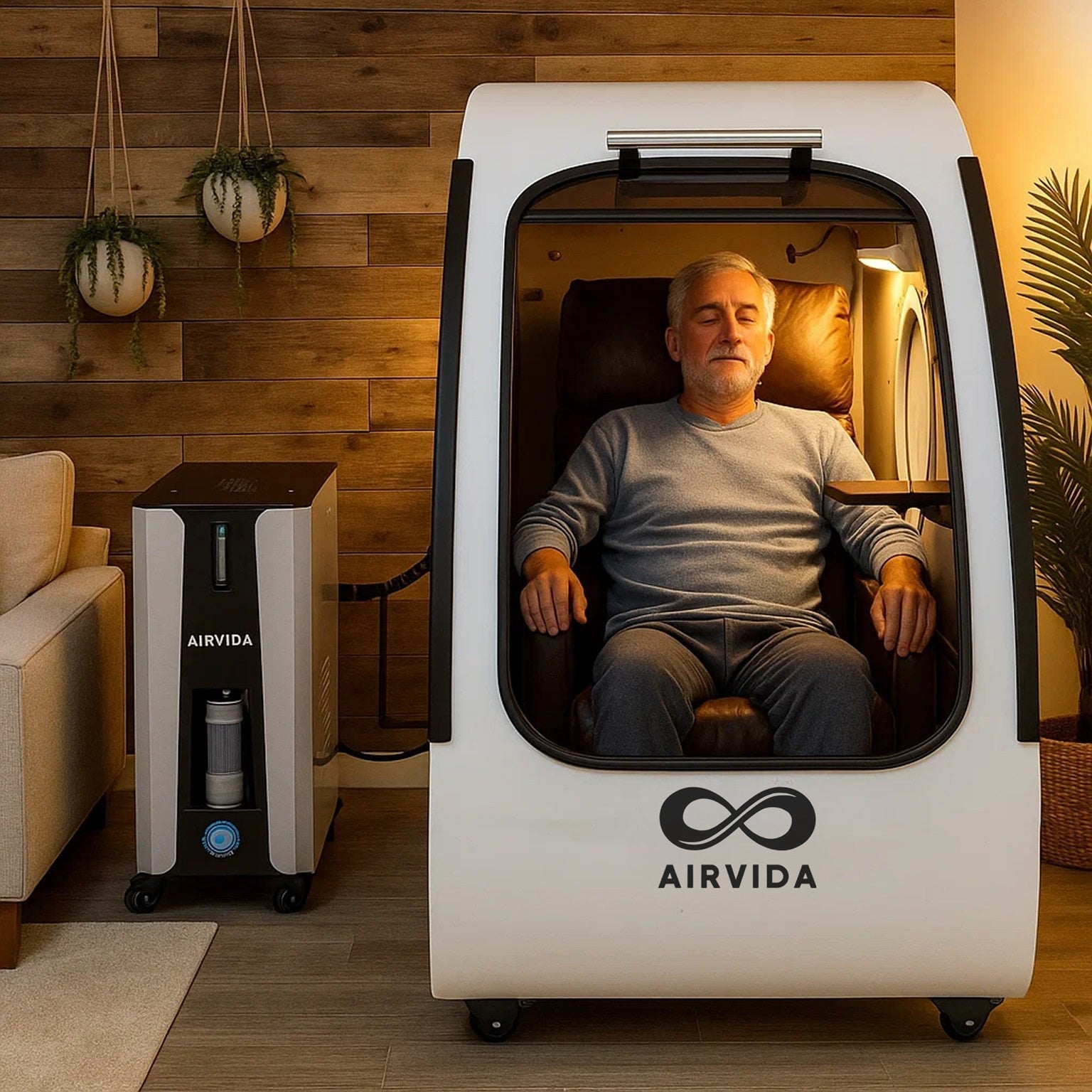 Sitting Hard Shell Hyperbaric Chamber 1.3-2.0 ATA -Airvida Elite