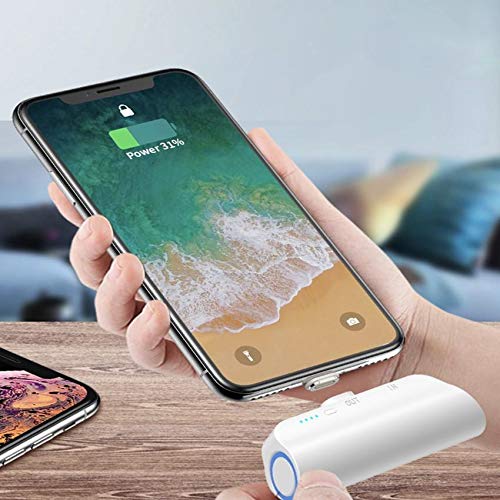 MagnetoBoost 3000mAh Portable Power Bank Winter White