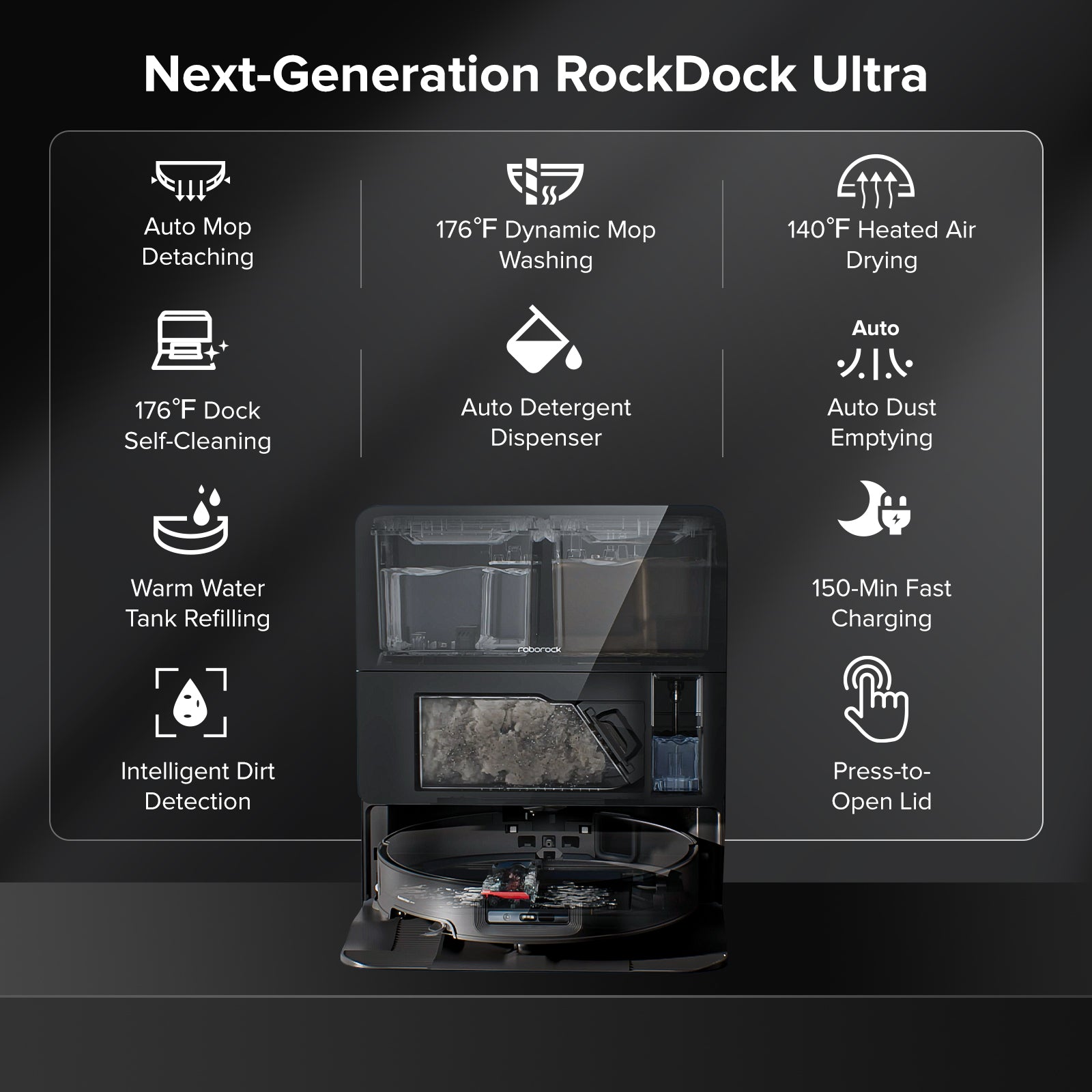 Roborock Saros 10 Robot Vacuum with Dual Anti-tangle System (Upgraded from S8 MaxV Ultra)