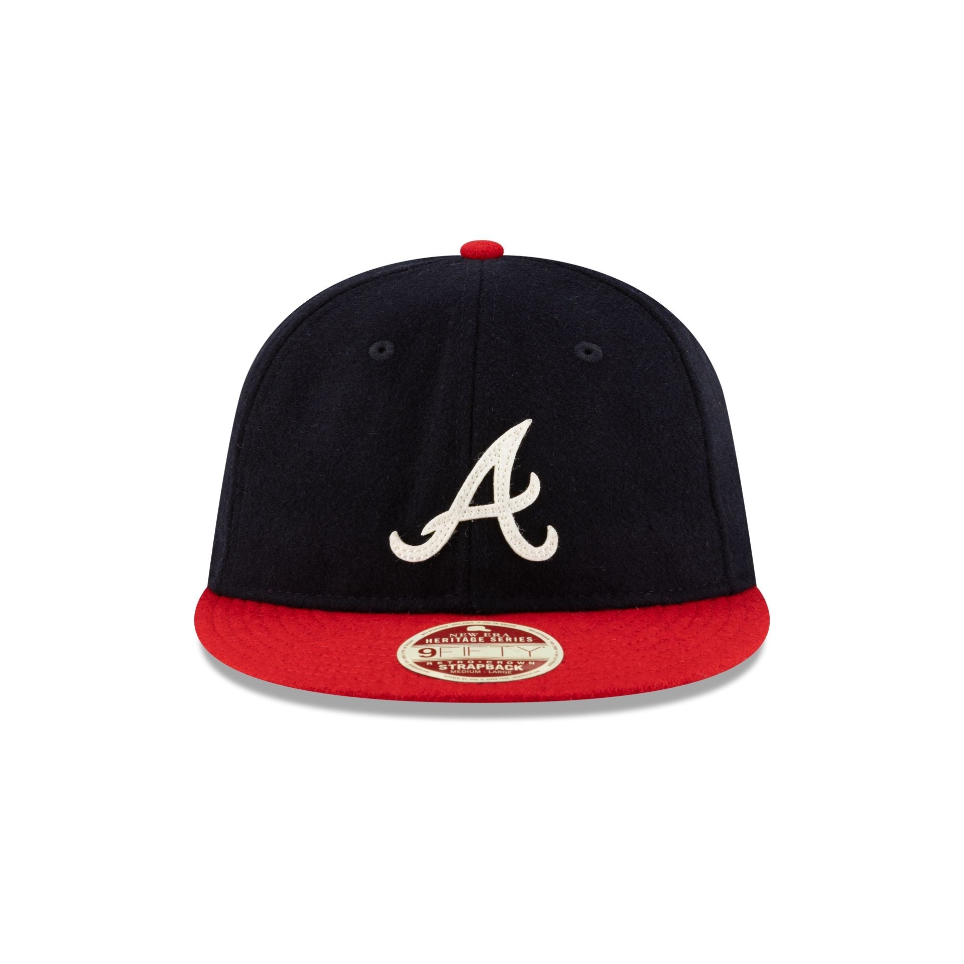 Atlanta Braves Heritage Series Retro Crown 9FIFTY Strapback Hat