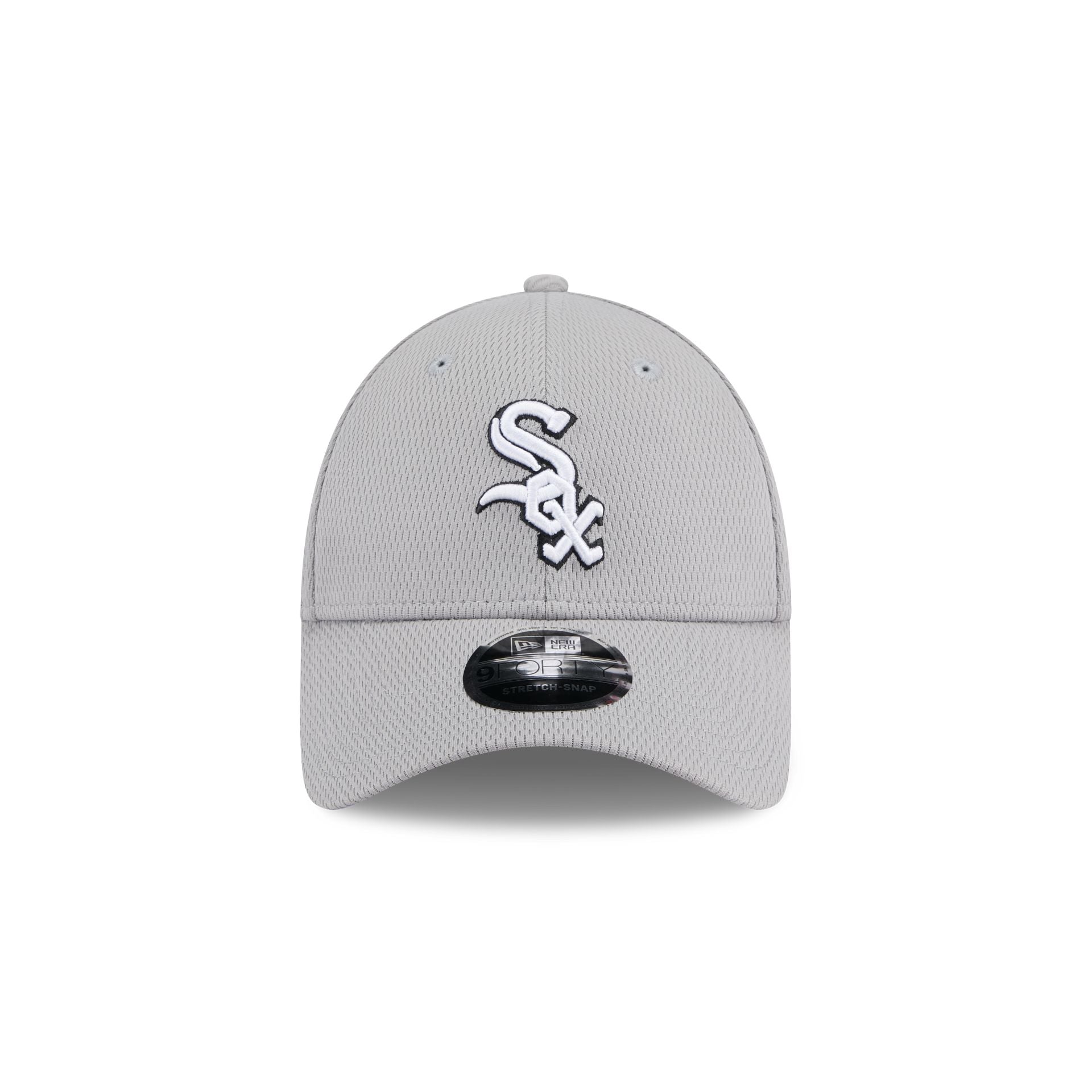 Chicago White Sox Gray 9FORTY Stretch-Snap Hat