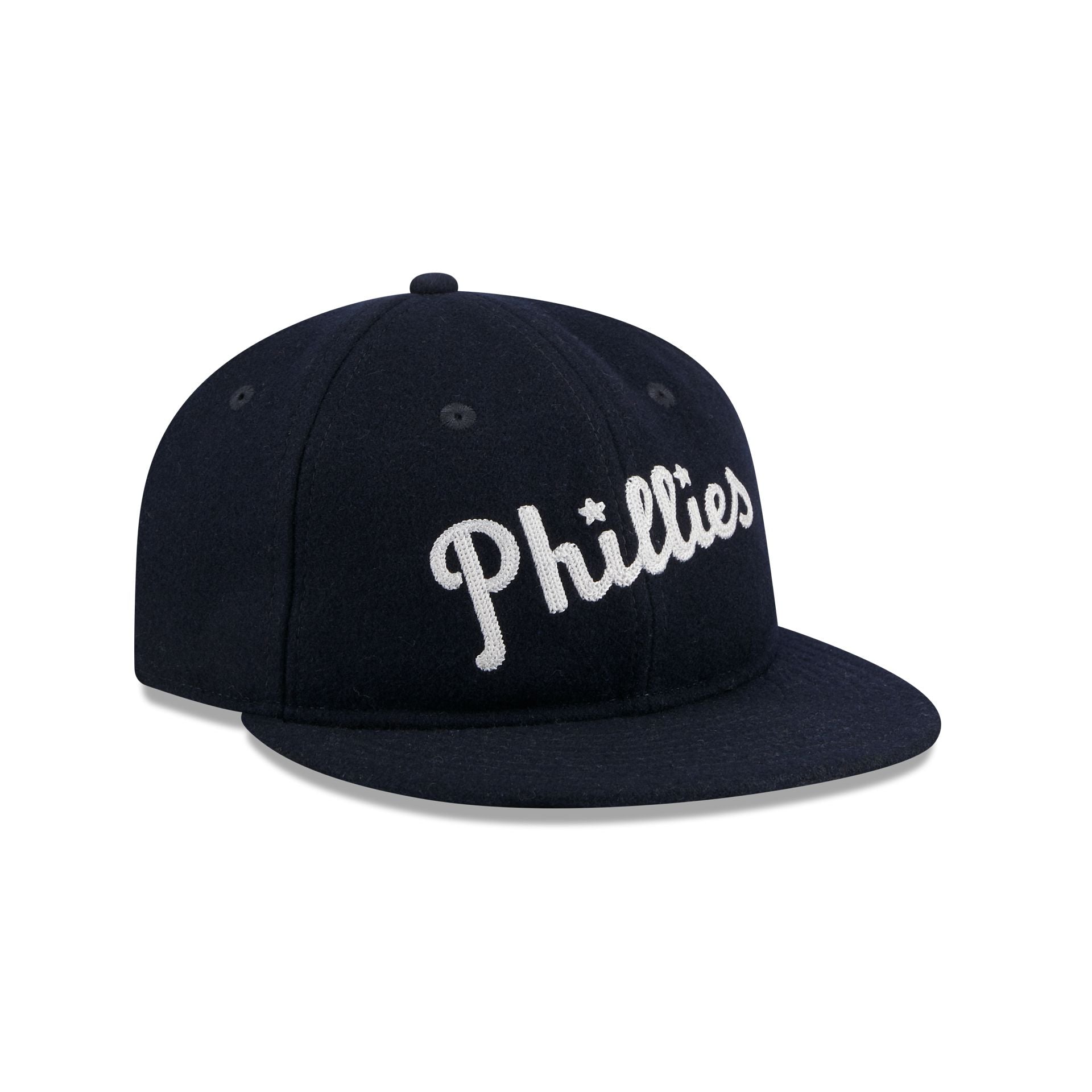 Philadelphia Phillies Melton Wool Retro Crown 9FIFTY Strapback Hat