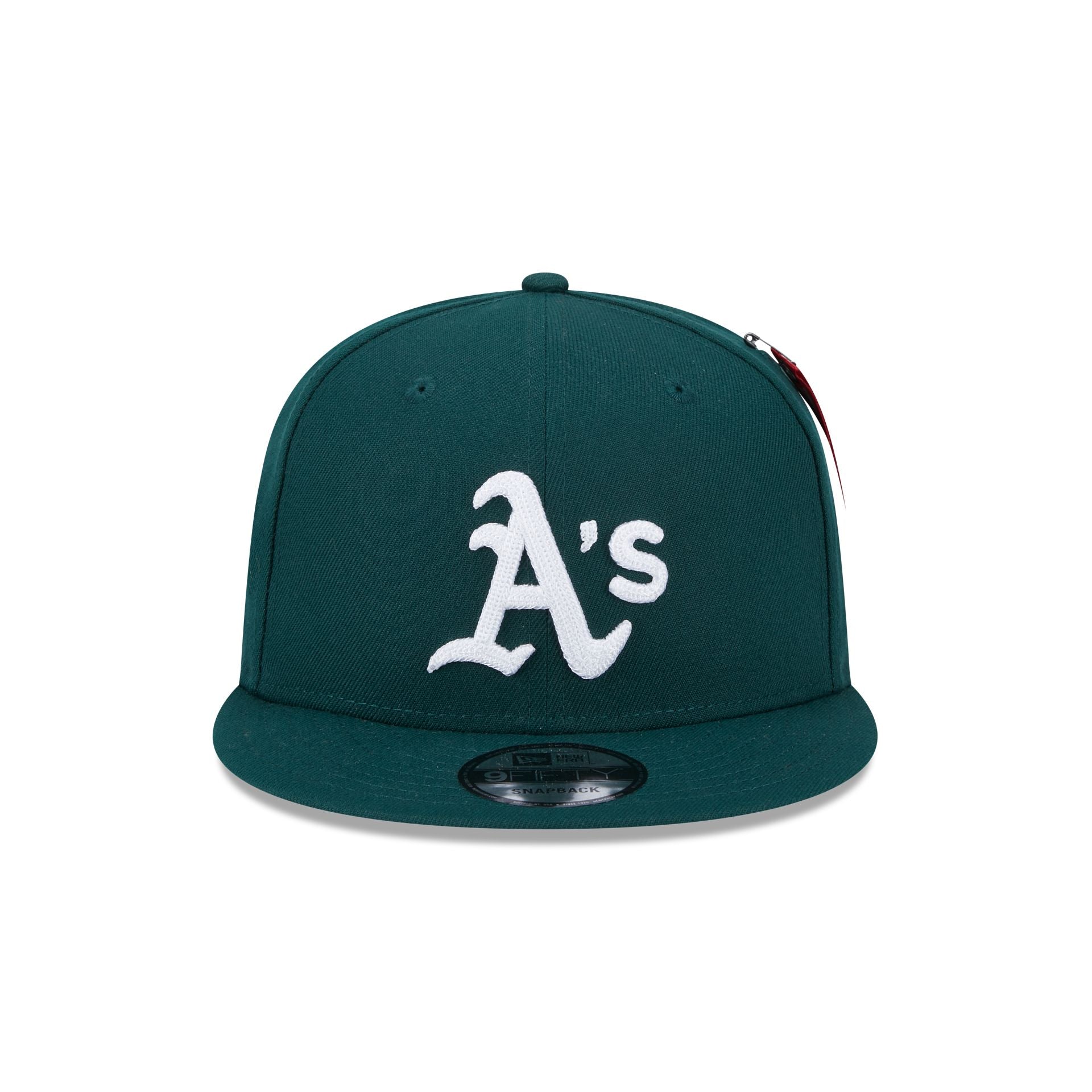 Alpha Industries x Athletics Green 9FIFTY Snapback Hat