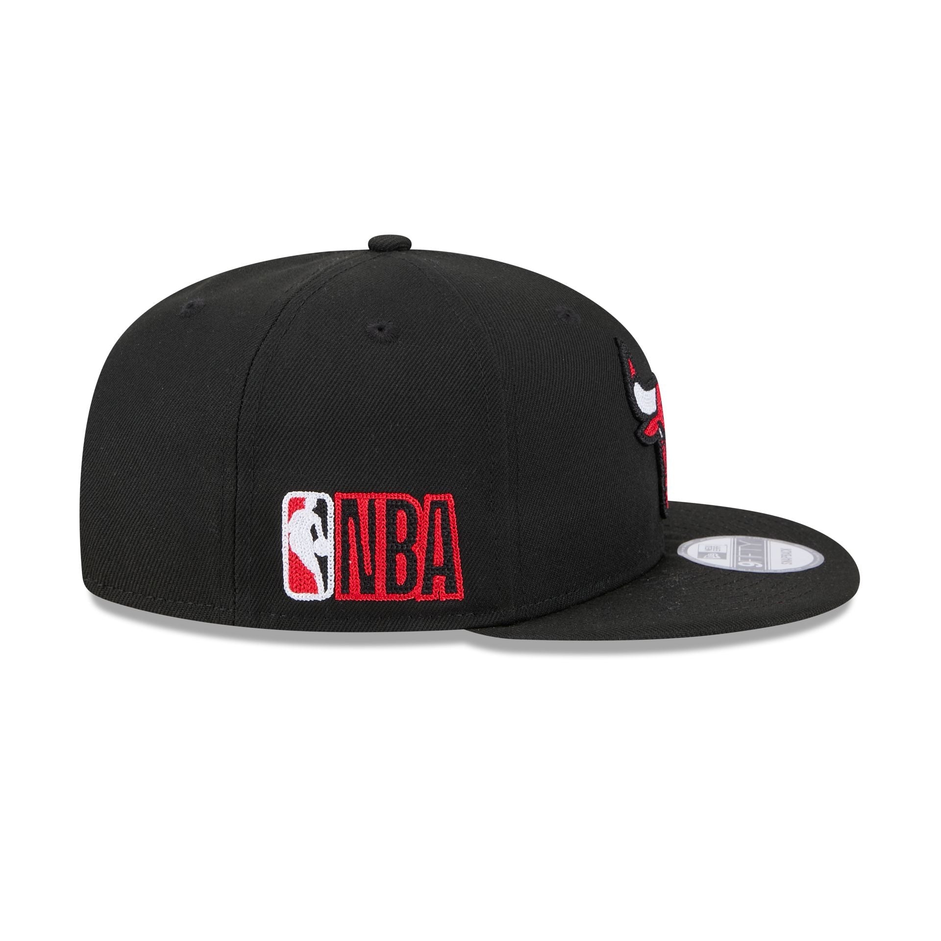 Alpha Industries x Chicago Bulls Black 9FIFTY Snapback Hat