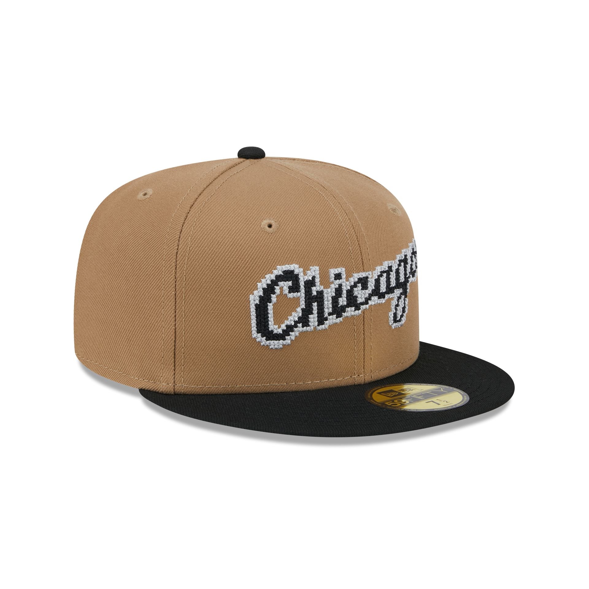 Chicago White Sox Classic 8-Bit Wordmark 59FIFTY Fitted Hat