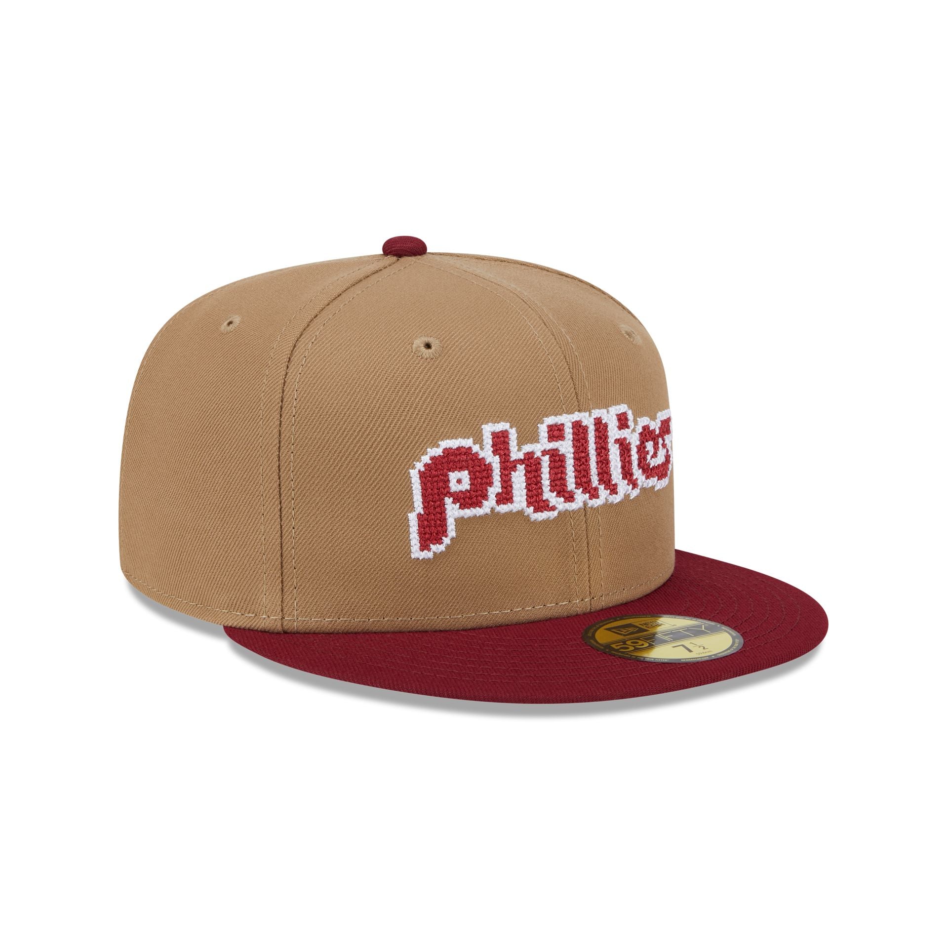 Philadelphia Phillies Classic 8-Bit Wordmark 59FIFTY Fitted Hat