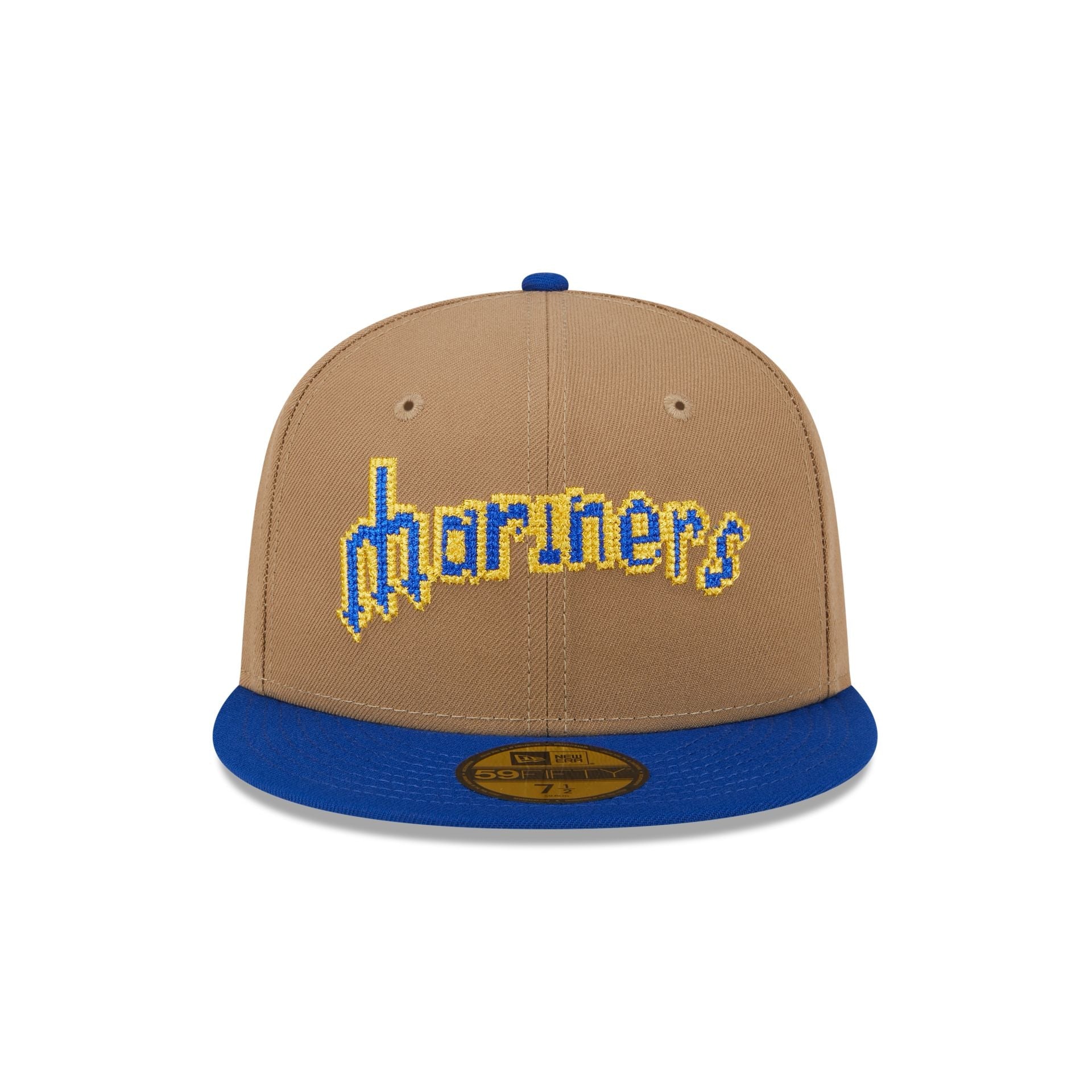 Seattle Mariners Classic 8-Bit Wordmark 59FIFTY Fitted Hat
