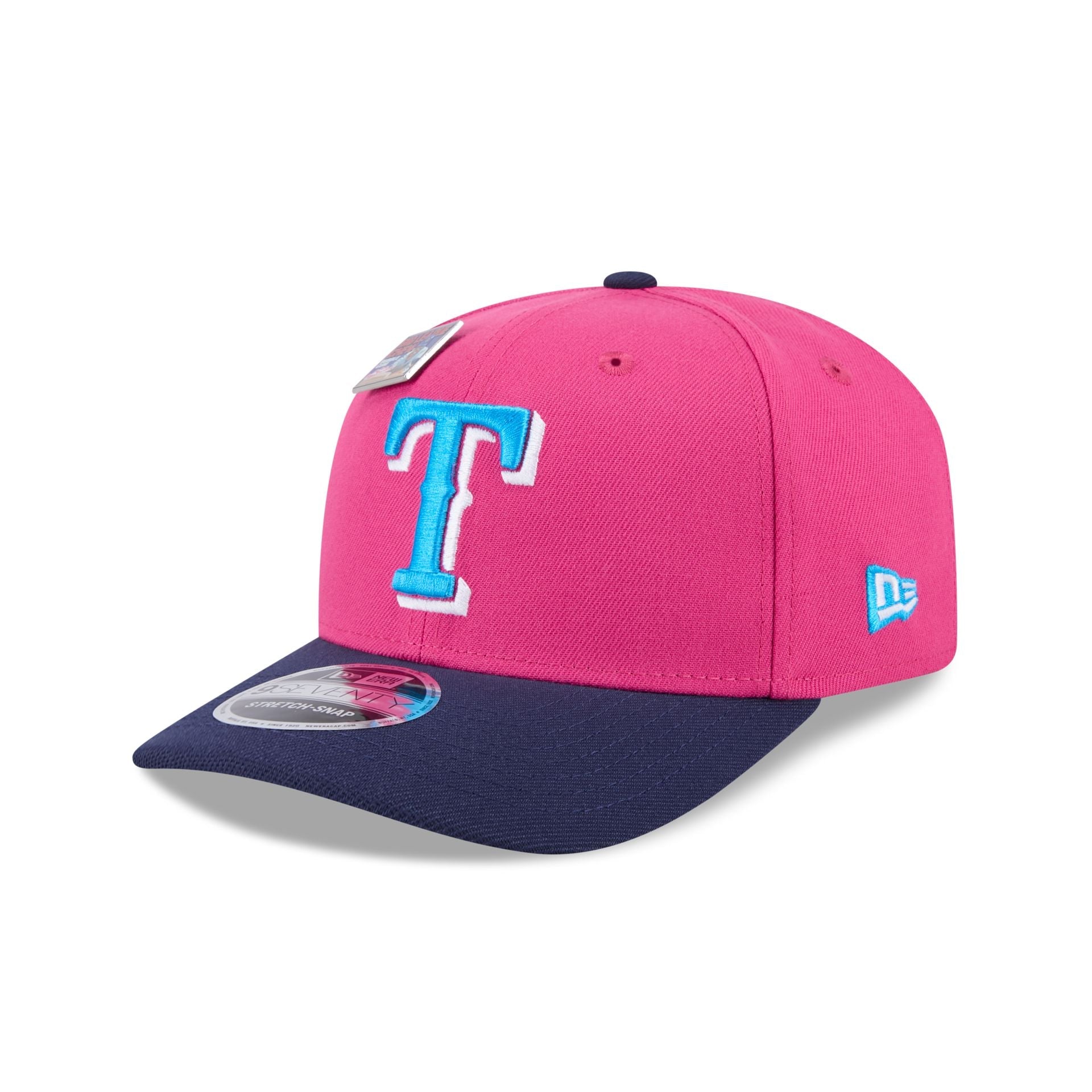 Big League Chew X Texas Rangers Big Rally Blue Raspberry 9SEVENTY Stretch-Snap Hat