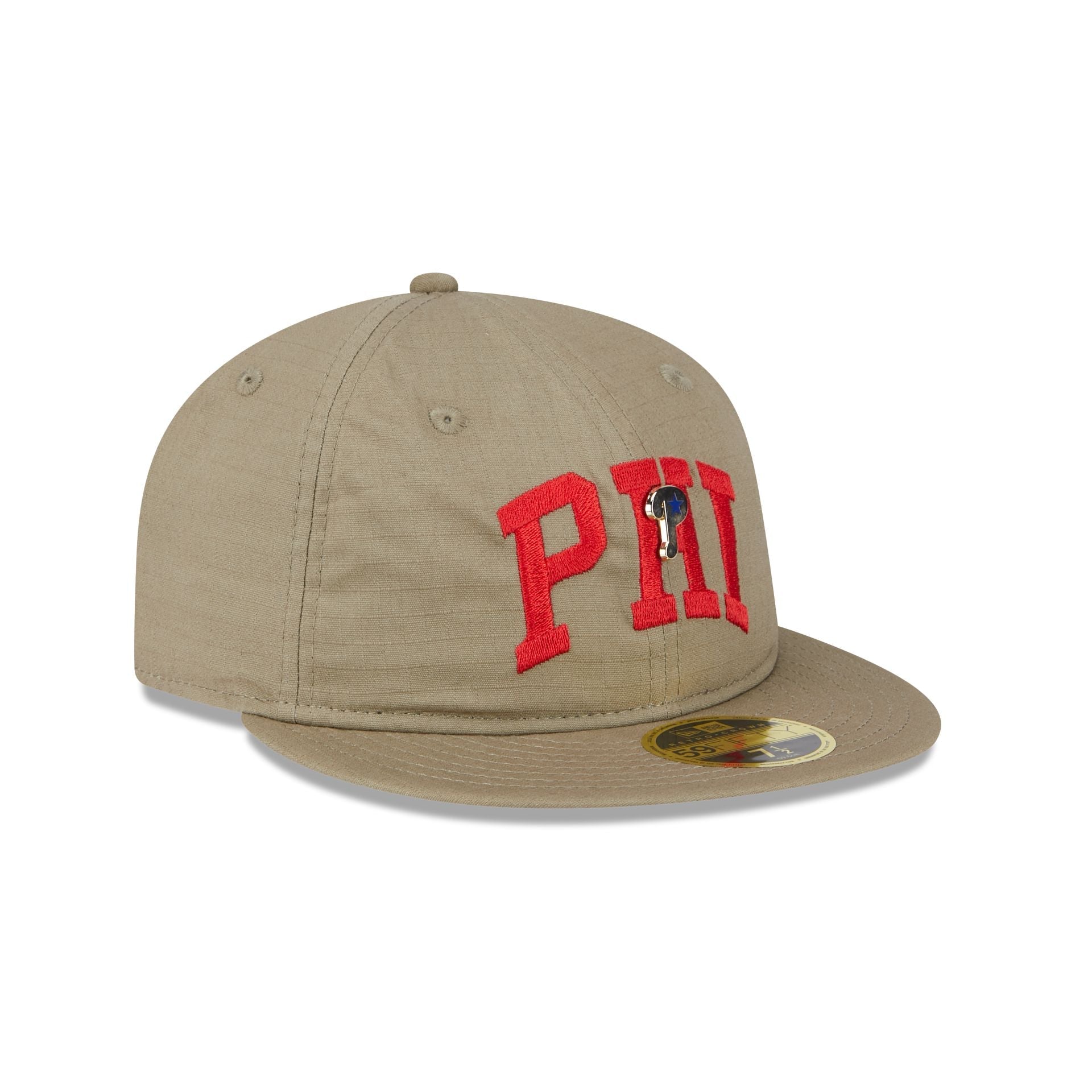 Philadelphia Phillies Logo Pin Retro Crown 59FIFTY Fitted Hat