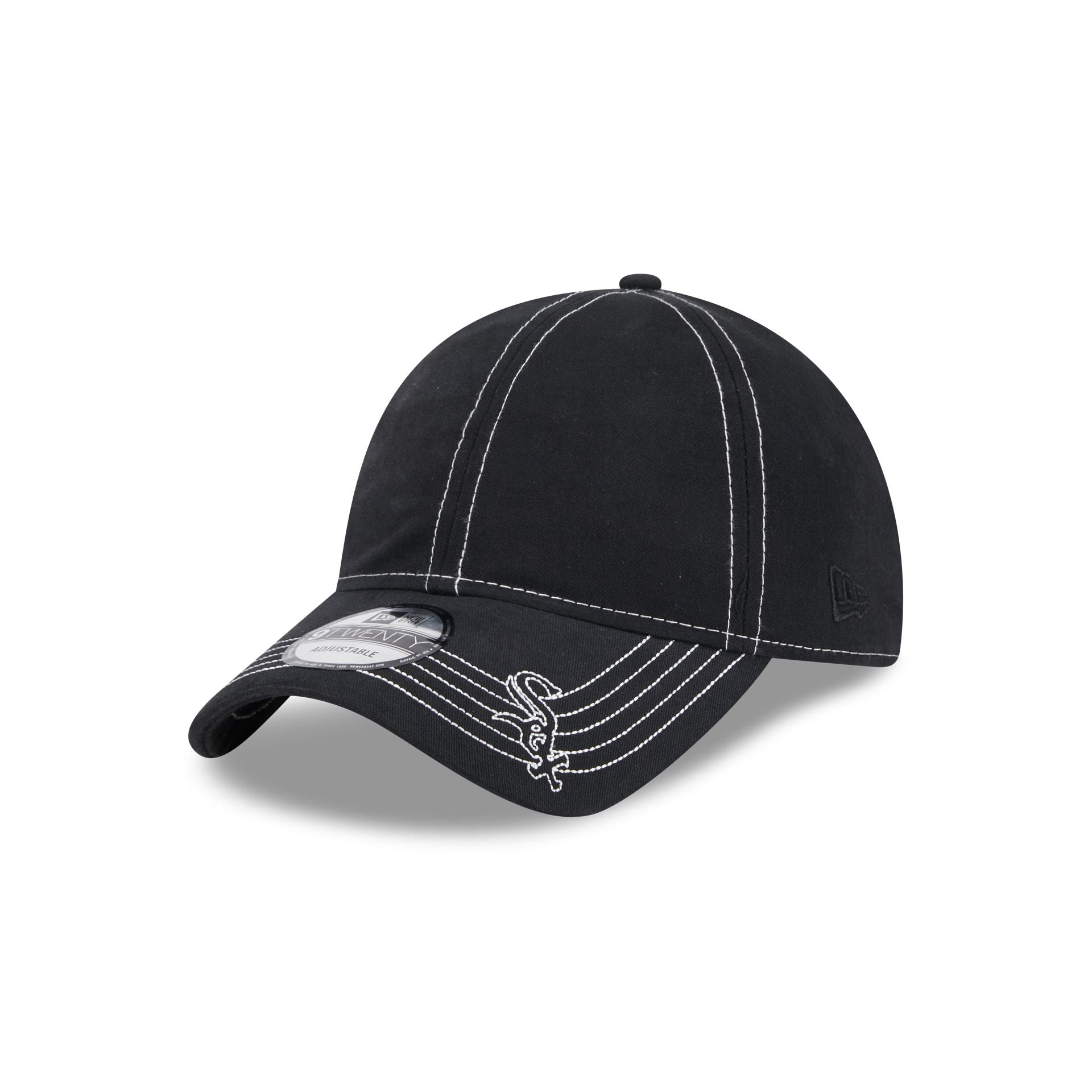 Chicago White Sox Contrast Stitch 9TWENTY Adjustable Hat