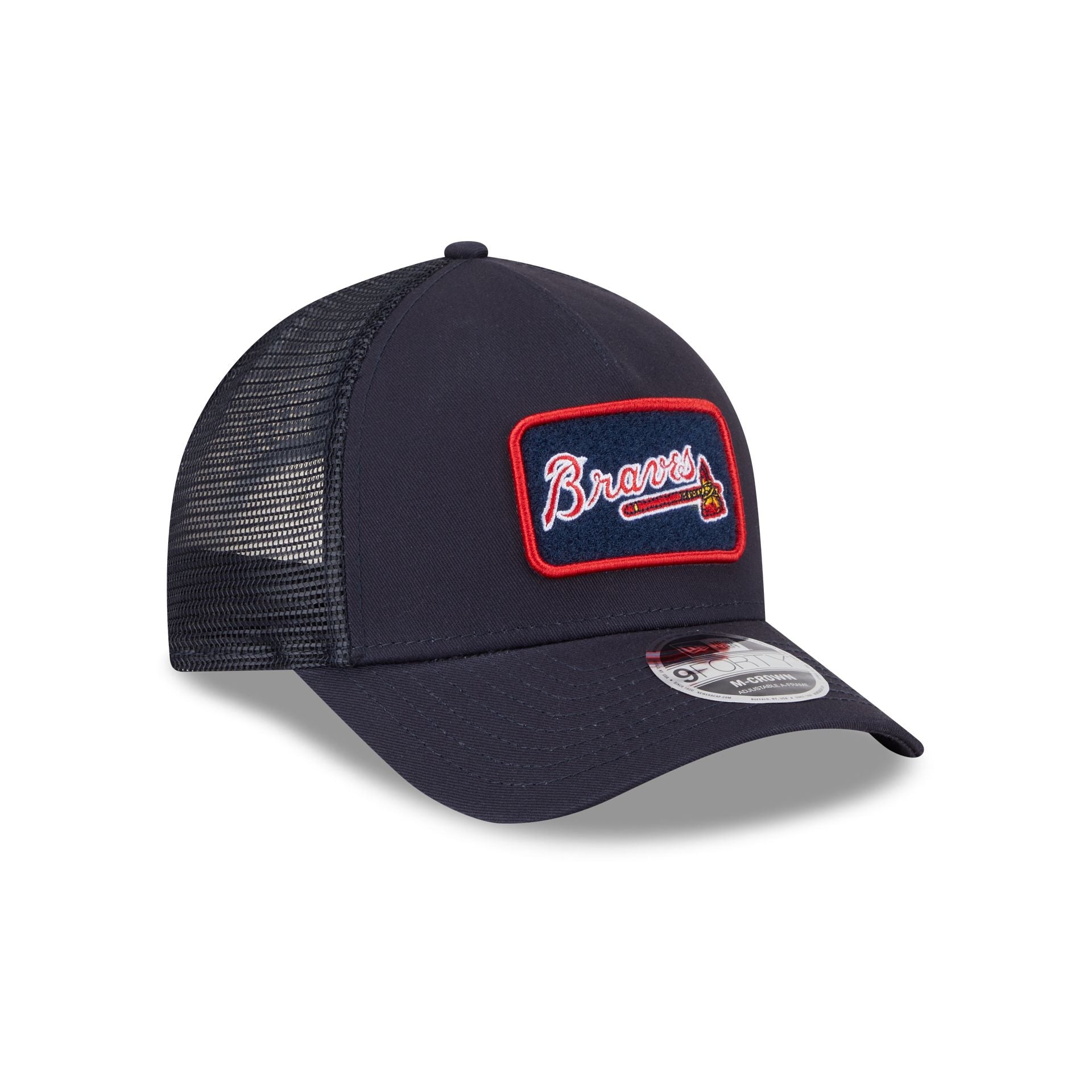 Atlanta Braves Tonal Patch 9FORTY M-Crown A-Frame Trucker Hat
