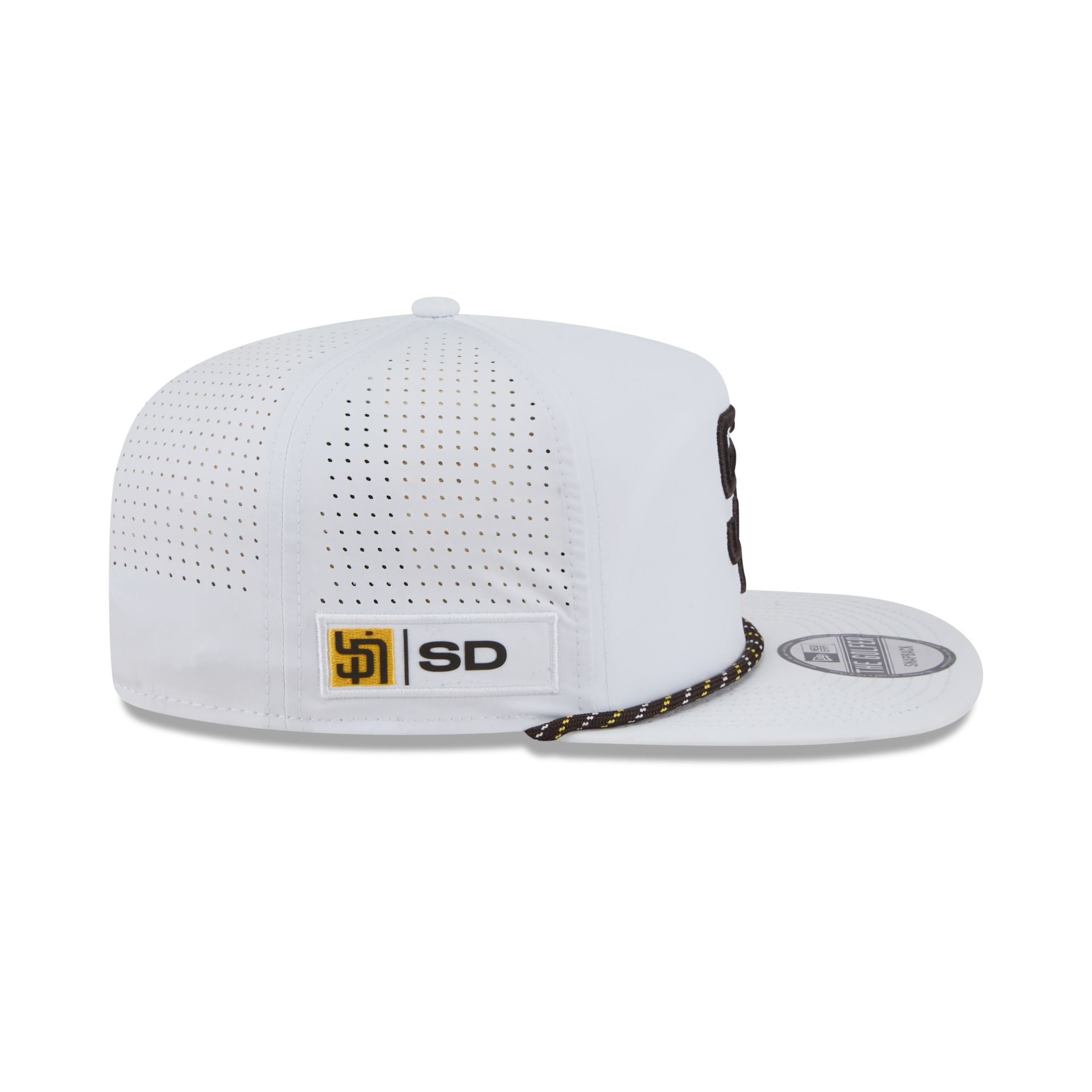 San Diego Padres Optic White Performance Rope Golfer Hat