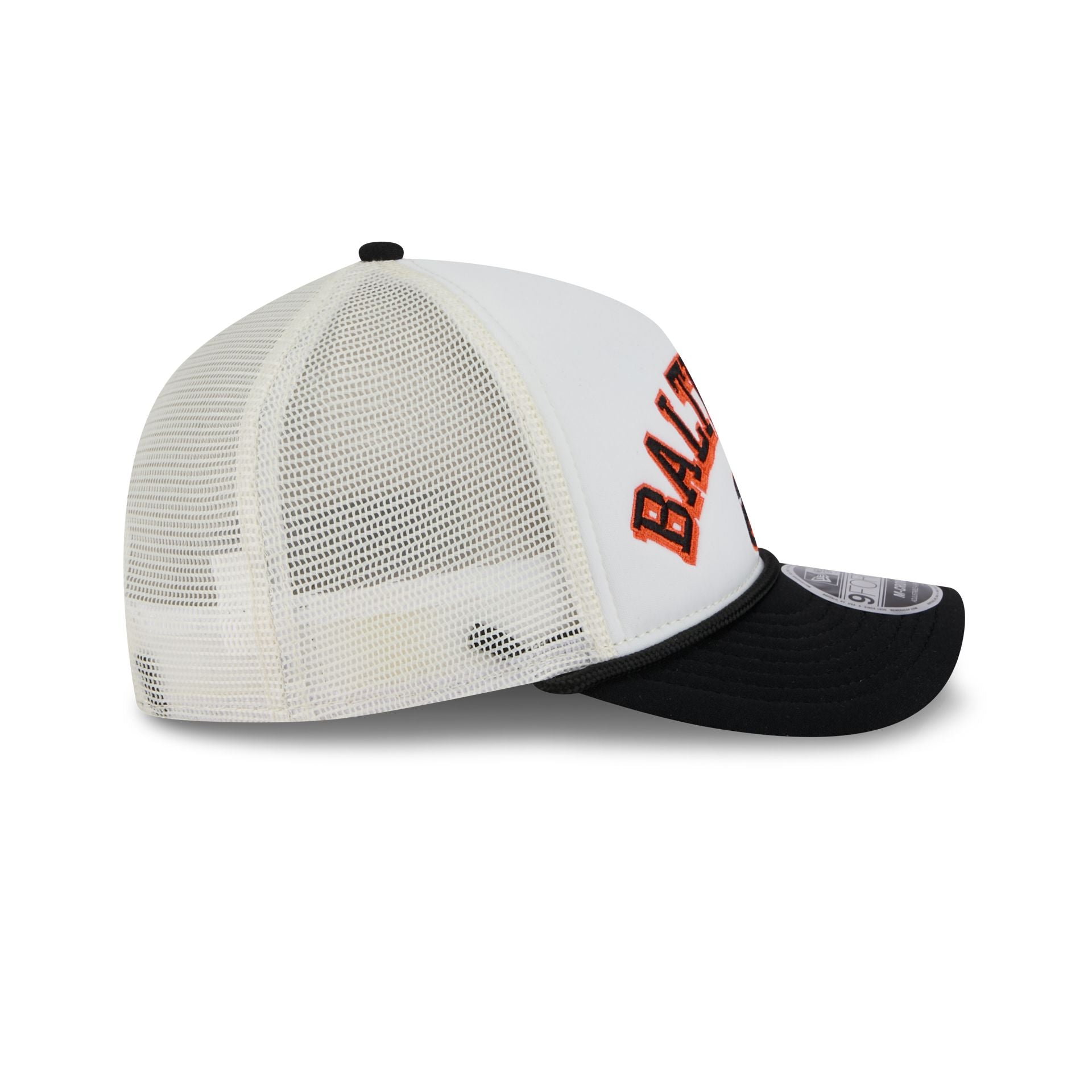 Baltimore Orioles Chrome Arch 9FORTY M-Crown A-Frame Trucker Hat