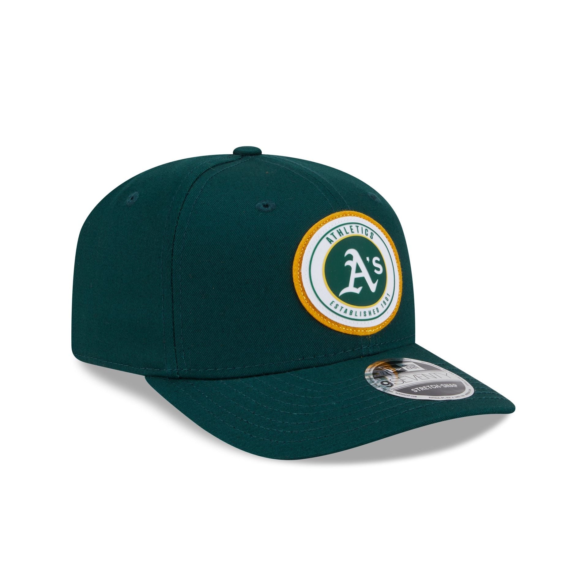 Athletics Circle Patch 9SEVENTY Stretch-Snap Hat