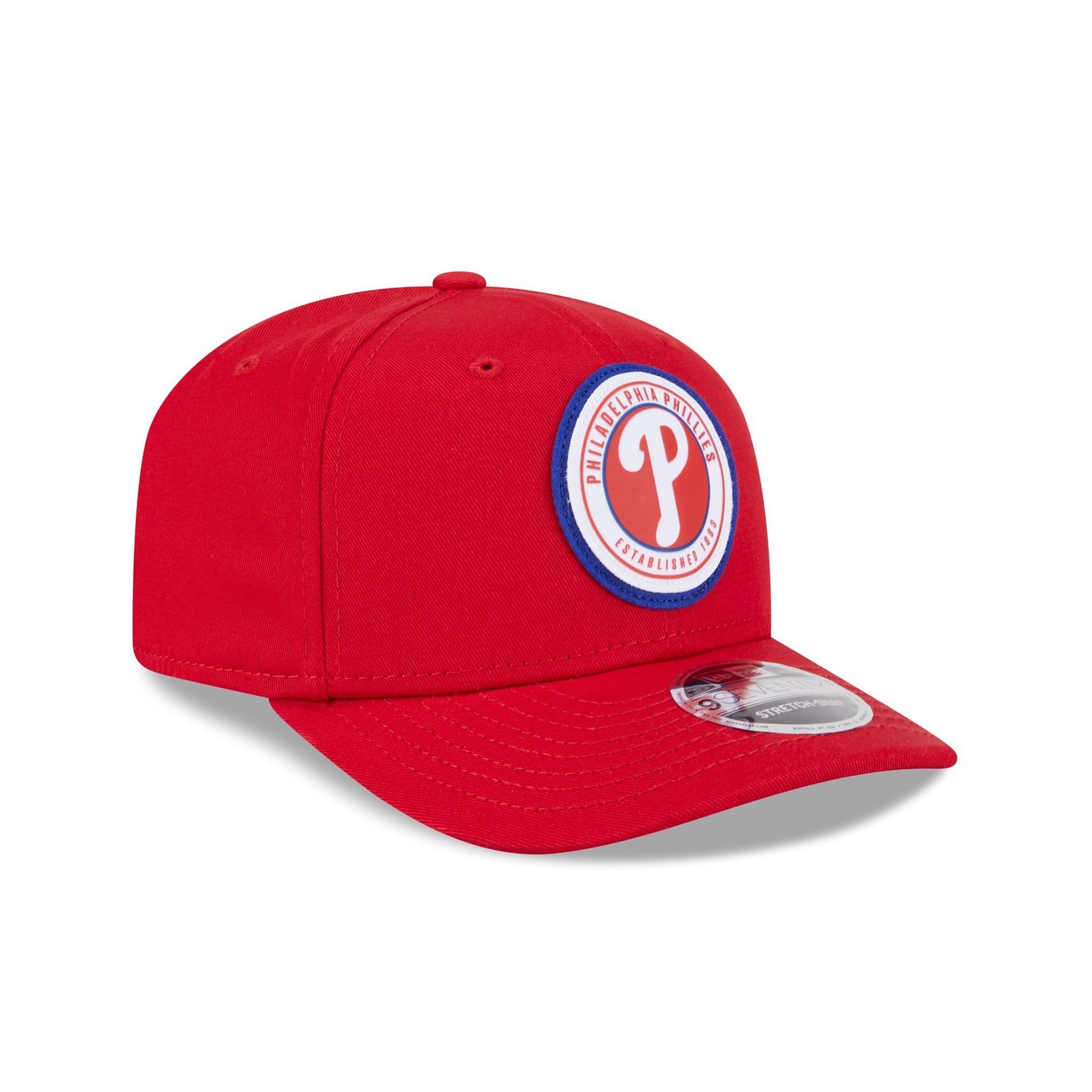 Philadelphia Phillies Circle Patch 9SEVENTY Stretch-Snap Hat
