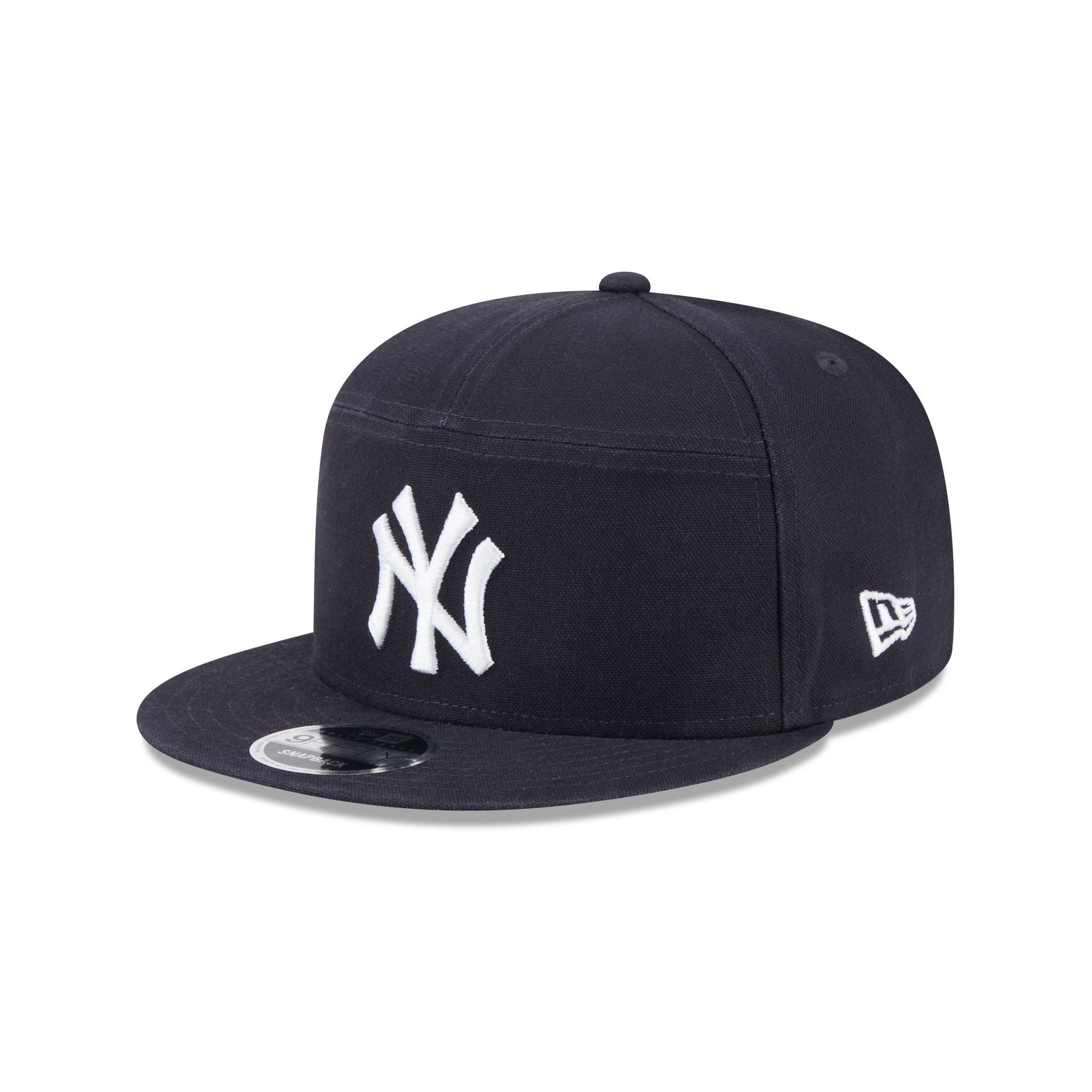 New York Yankees Cotton Canvas Split Panel 9FIFTY Trucker Hat