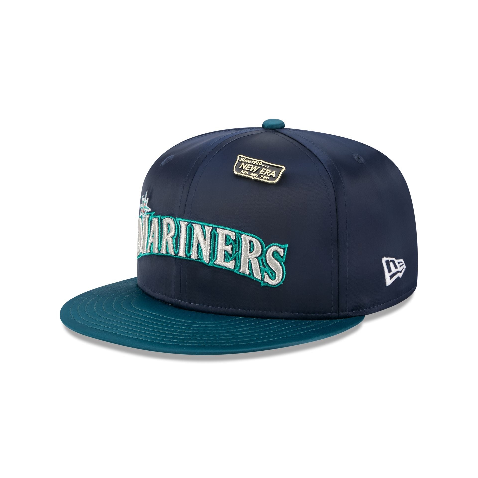 Seattle Mariners Spring Satin 59FIFTY Fitted Hat