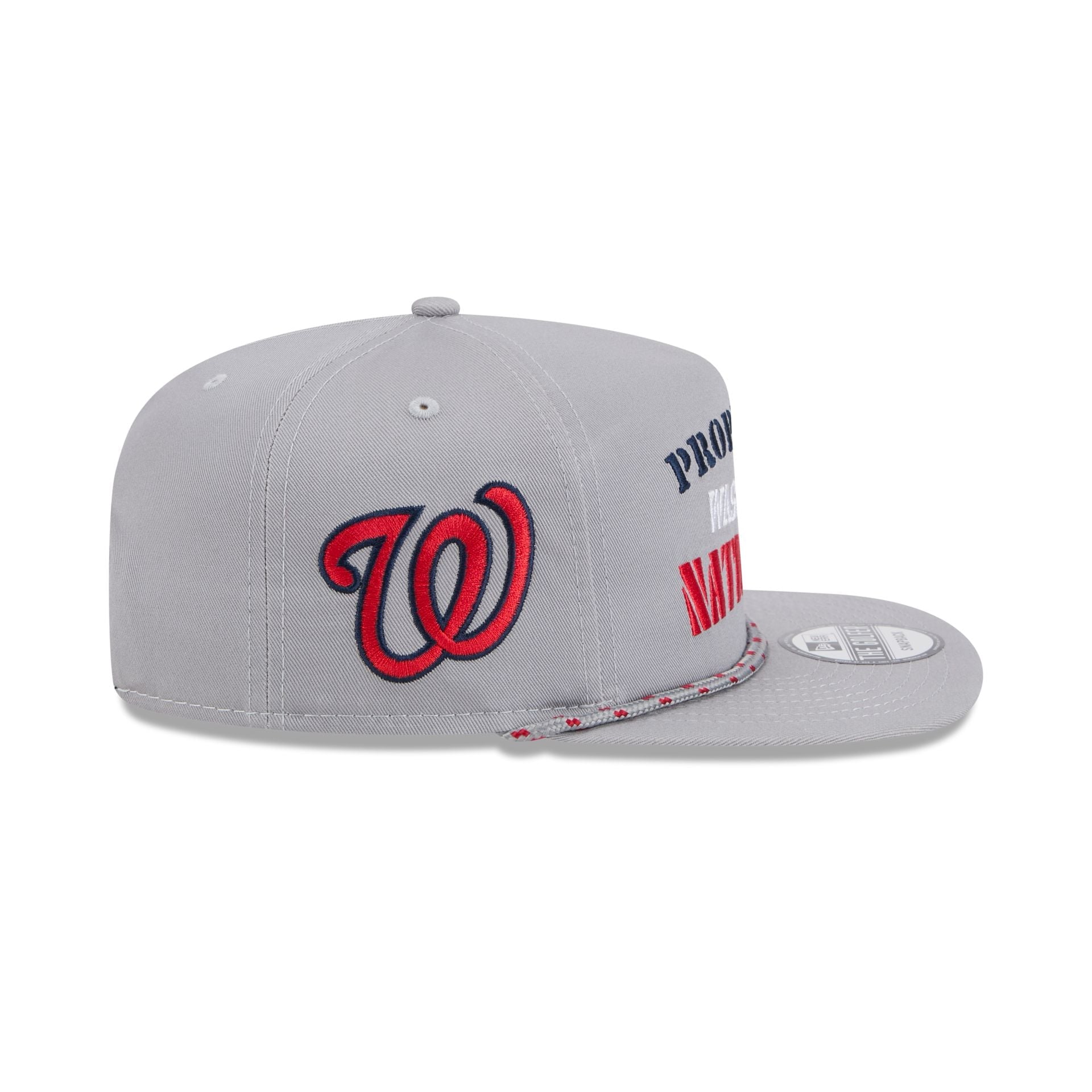 Washington Nationals Vintage Gray Rope Golfer Hat