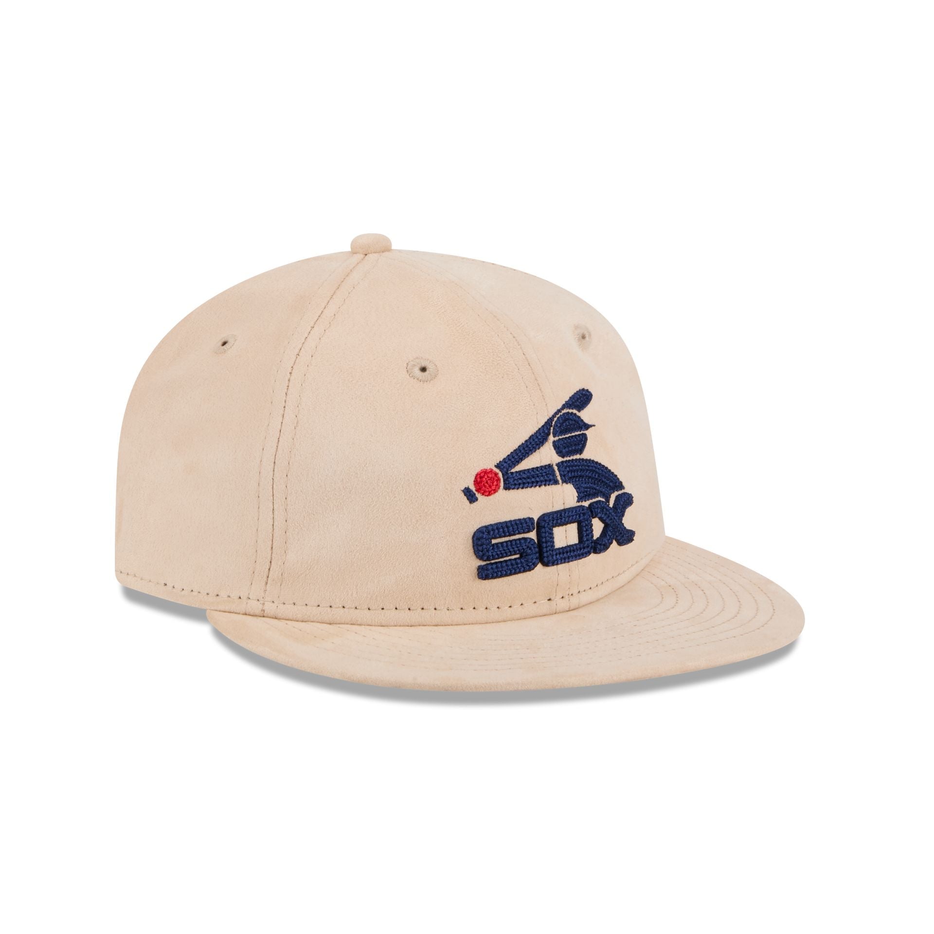 Chicago White Sox Stone Suede Retro Crown 9FIFTY Snapback Hat