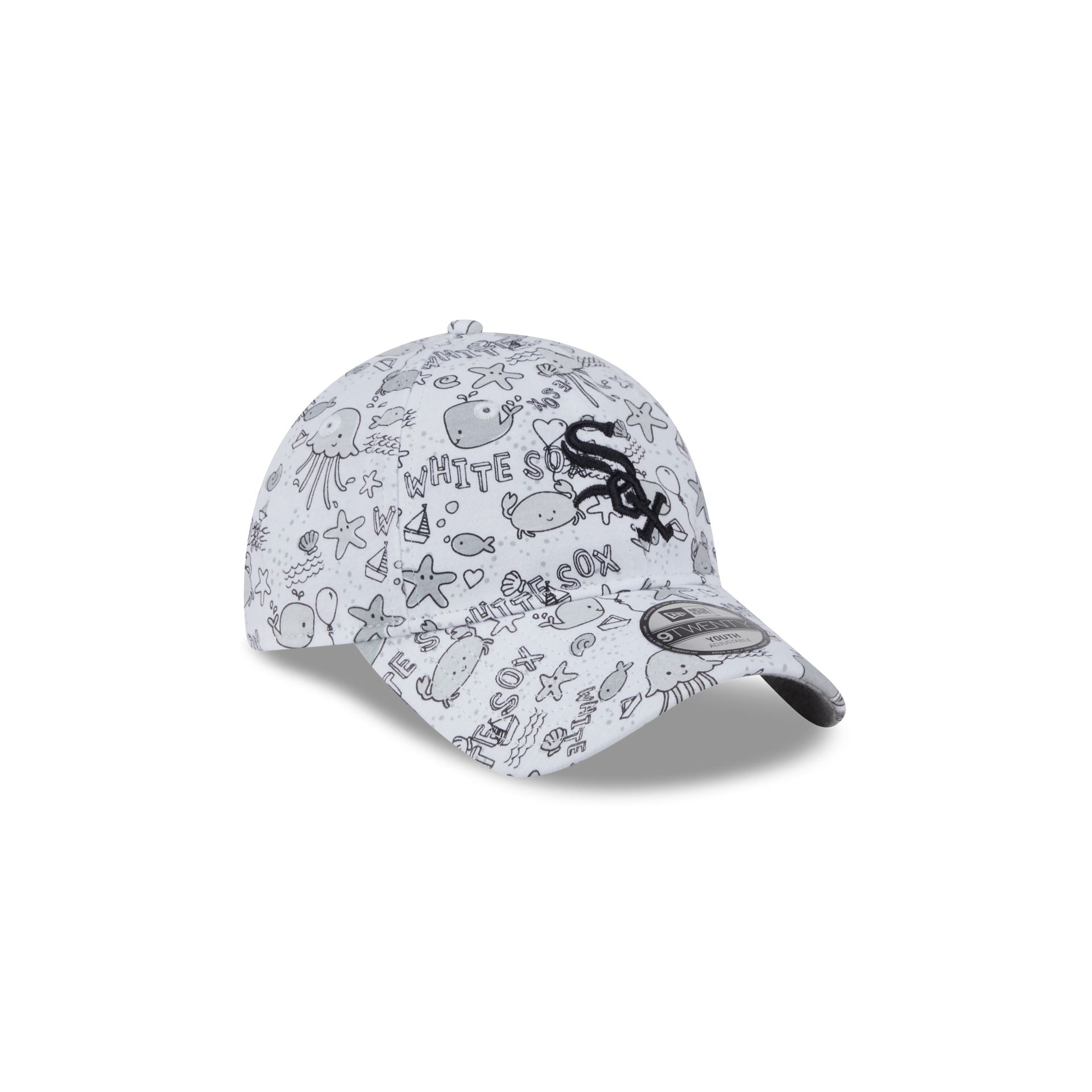 Chicago White Sox Kids Ocean 9TWENTY Adjustable Hat