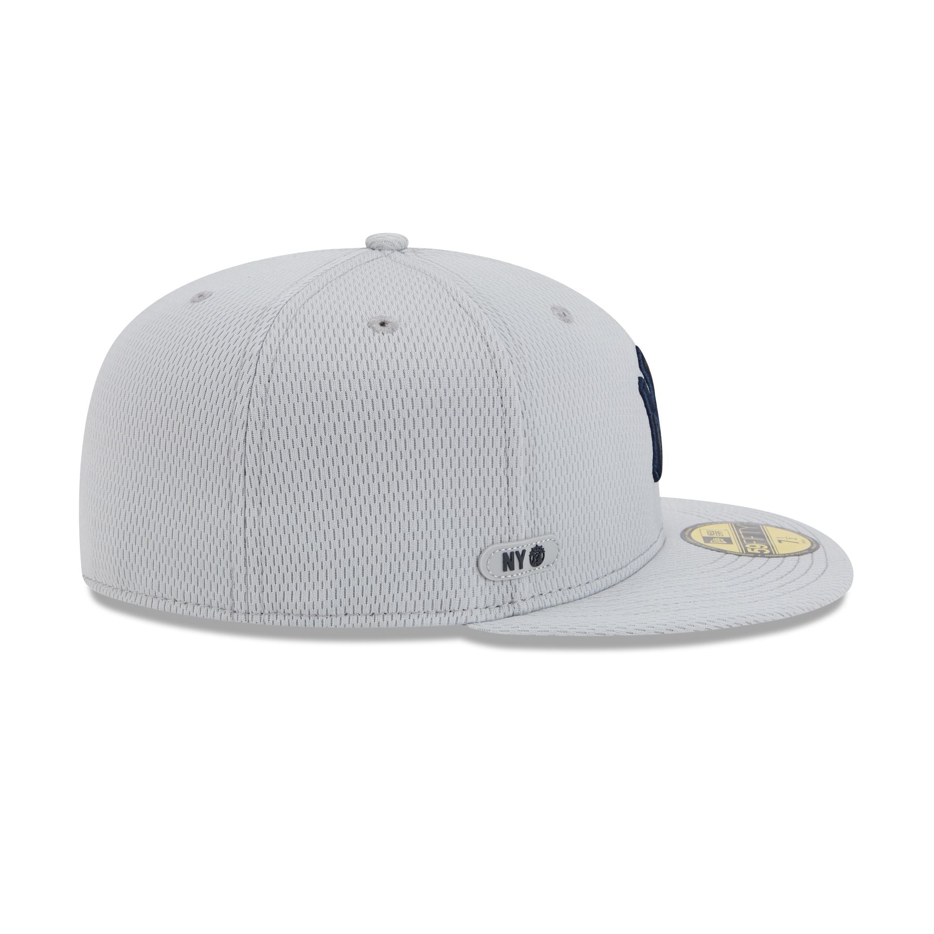 New York Yankees 2025 Clubhouse Gray 59FIFTY Fitted Hat