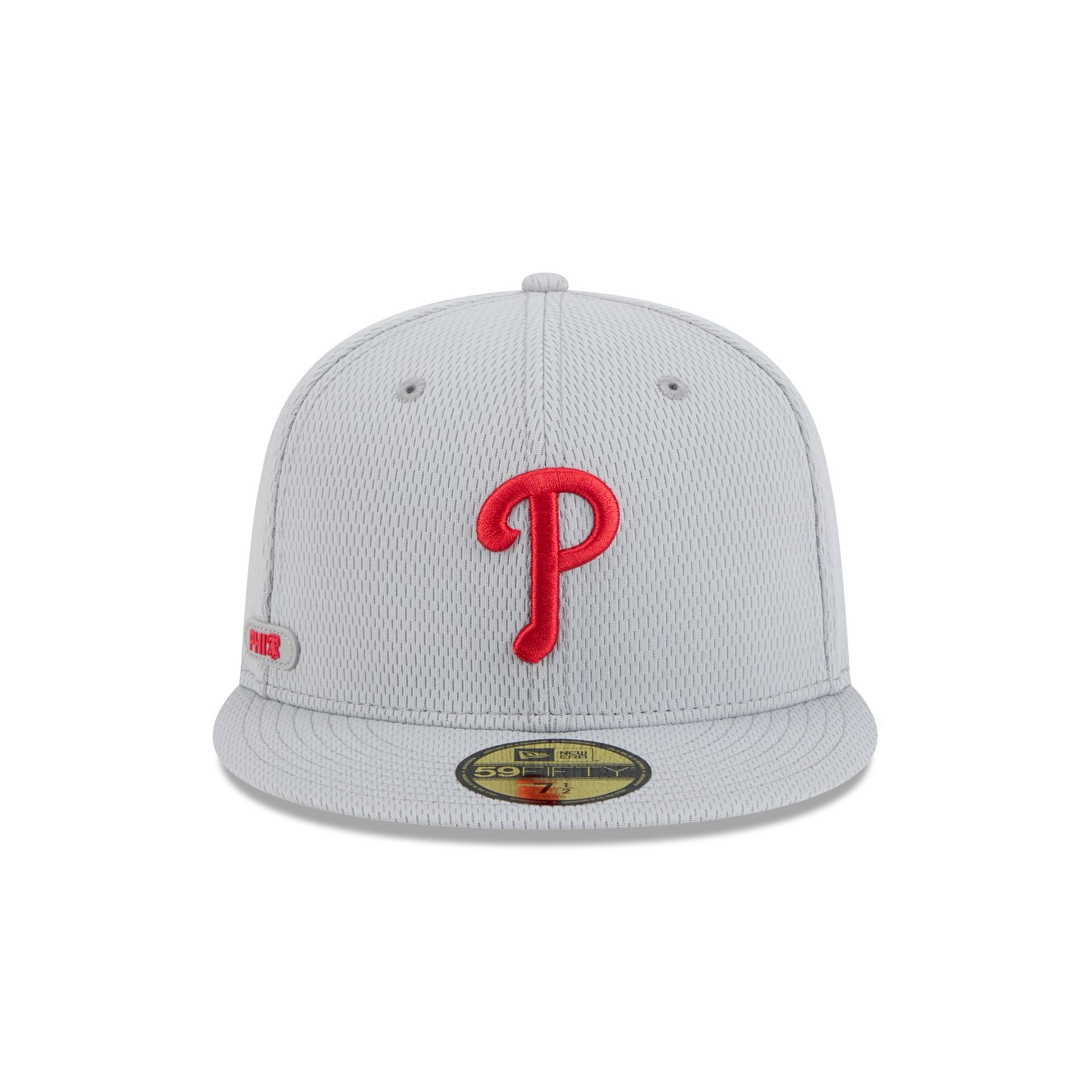 Philadelphia Phillies 2025 Clubhouse Gray 59FIFTY Fitted Hat