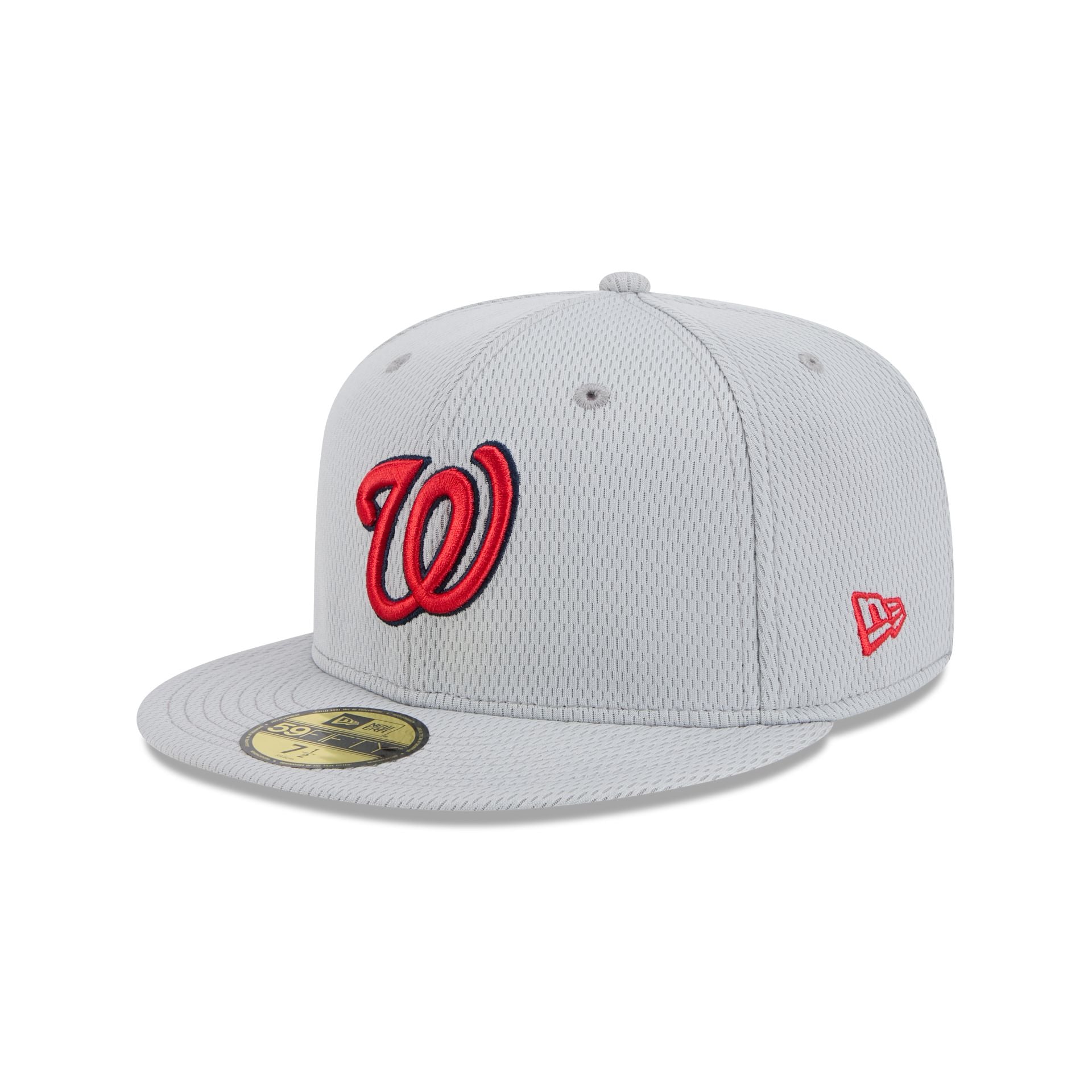 Washington Nationals 2025 Clubhouse Gray 59FIFTY Fitted Hat