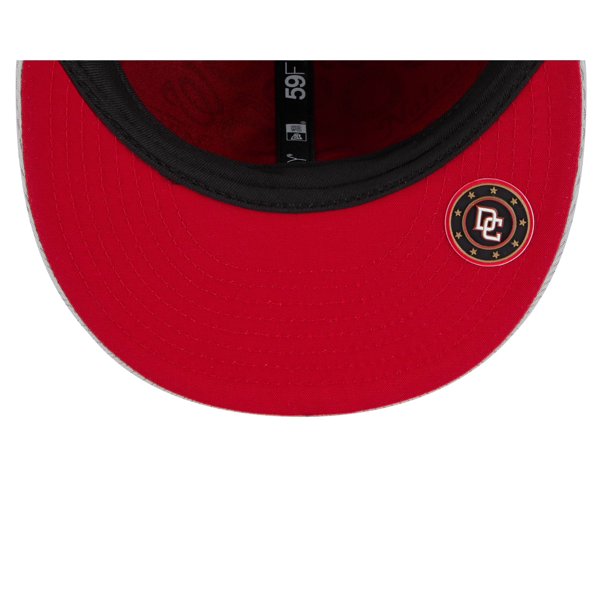 Washington Nationals 2025 Clubhouse Gray 59FIFTY Fitted Hat