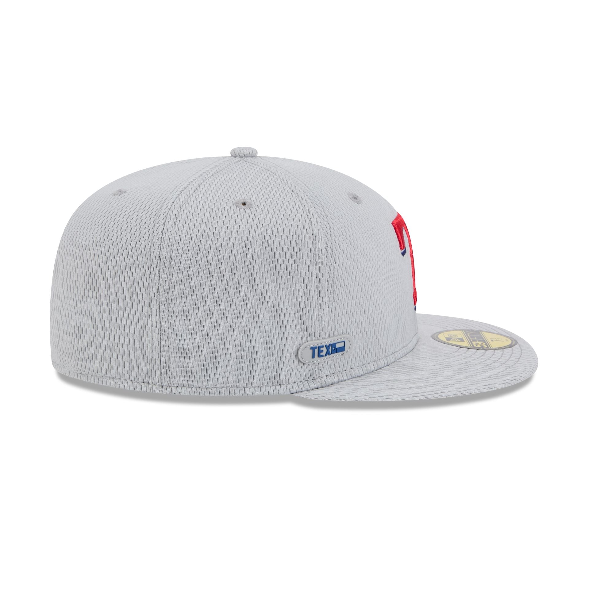 Texas Rangers 2025 Clubhouse Gray 59FIFTY Fitted Hat