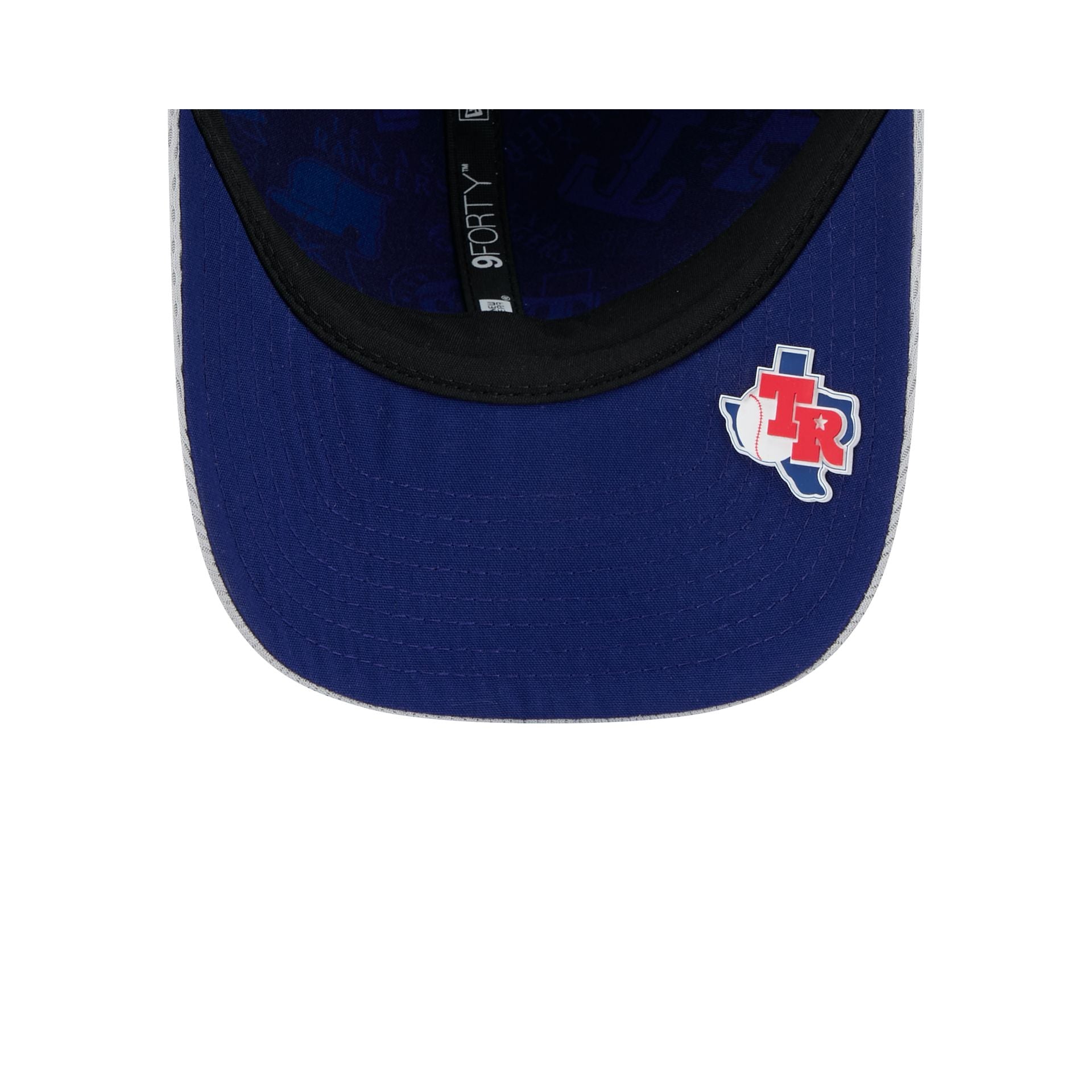 Texas Rangers 2025 Clubhouse Gray 9FORTY M-Crown Snapback Hat