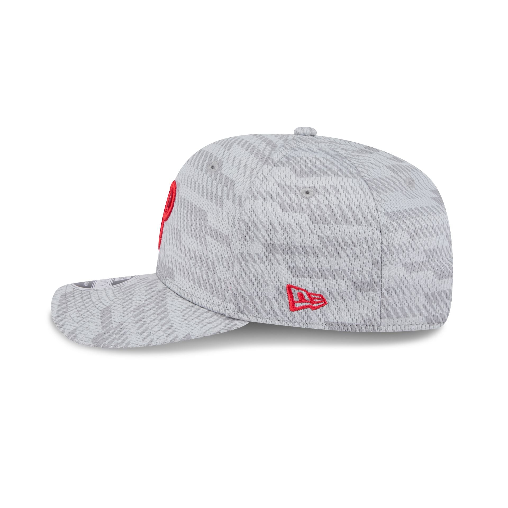 Philadelphia Phillies 2025 Clubhouse Gray 9SEVENTY Stretch-Snap Hat