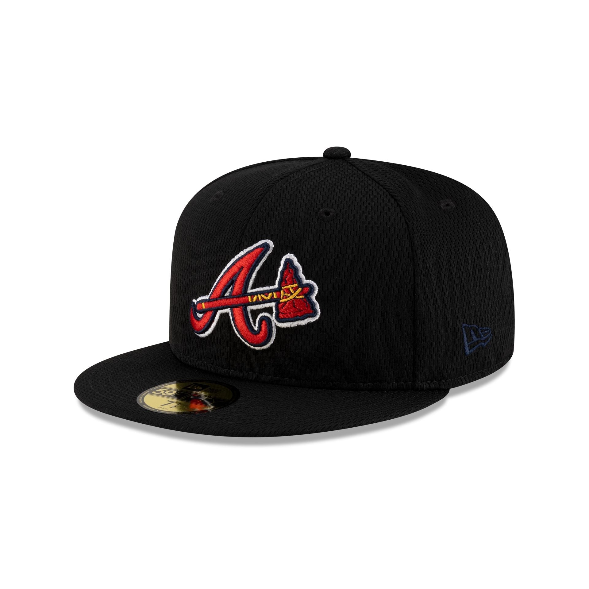Atlanta Braves 2025 Clubhouse Alt Black 59FIFTY Fitted Hat