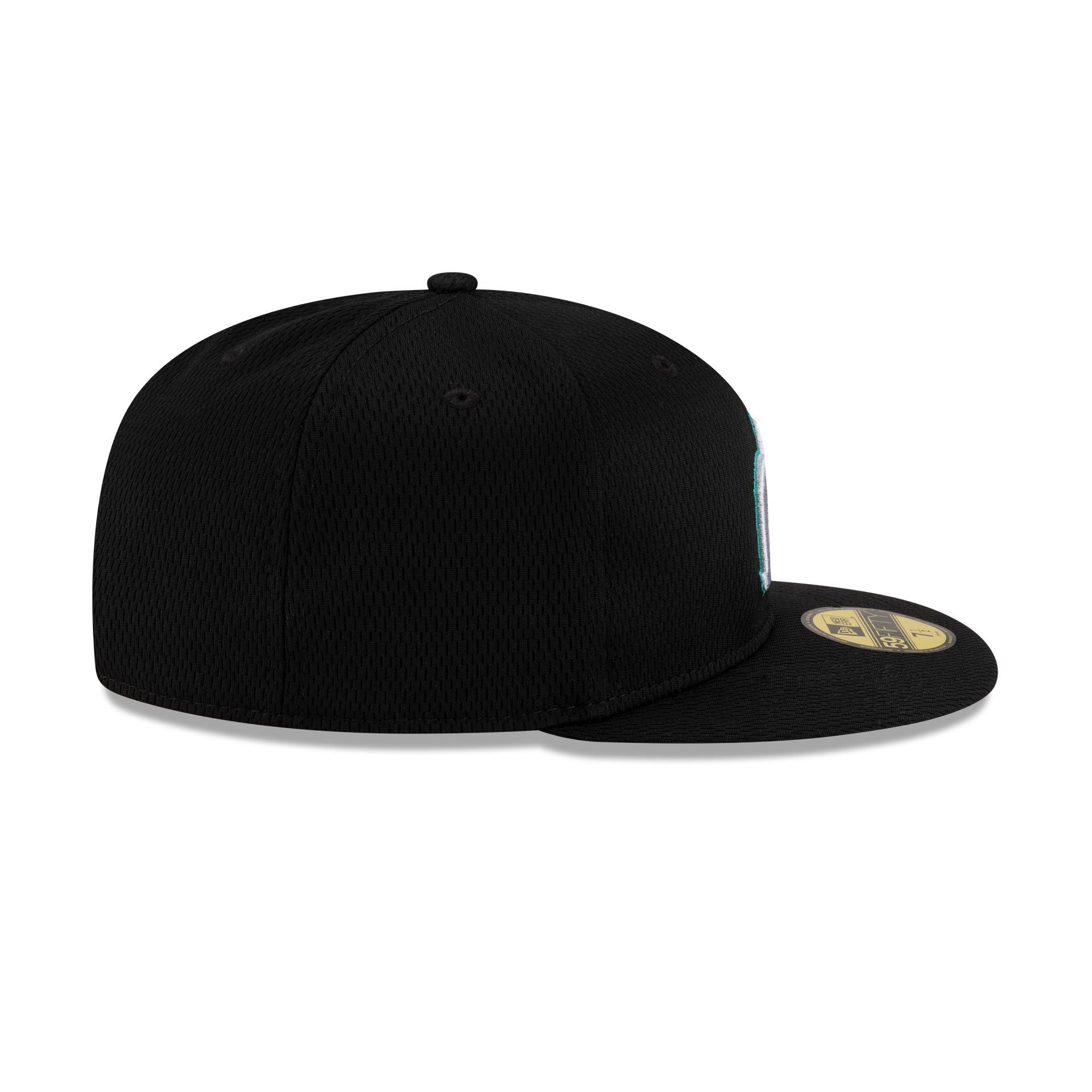 Seattle Mariners 2025 Clubhouse Alt Black 59FIFTY Fitted Hat