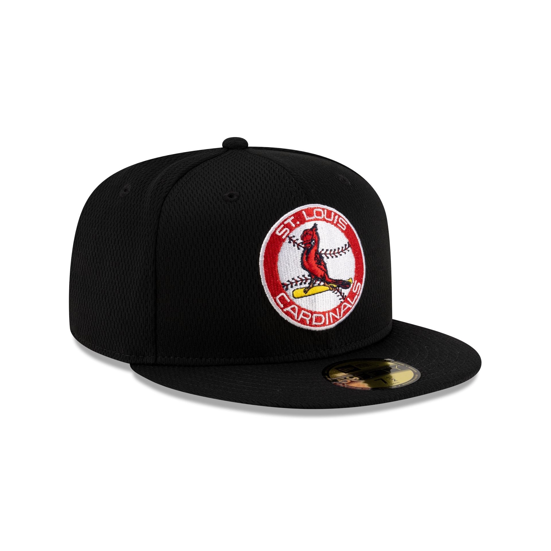 St. Louis Cardinals 2025 Clubhouse Alt Black 59FIFTY Fitted Hat
