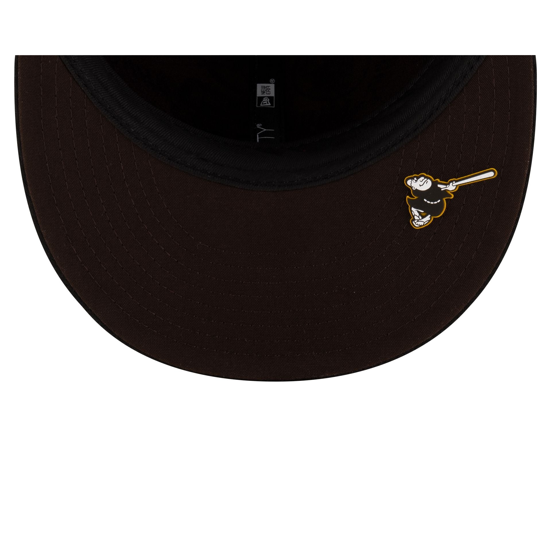 San Diego Padres 2025 Clubhouse Black 59FIFTY Fitted Hat