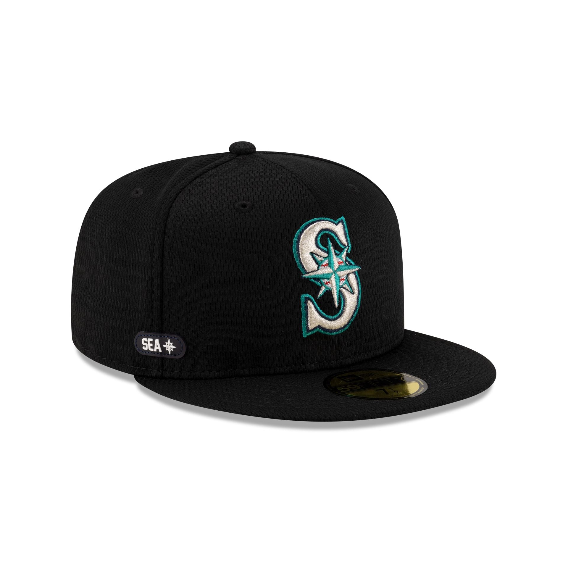 Seattle Mariners 2025 Clubhouse Black 59FIFTY Fitted Hat
