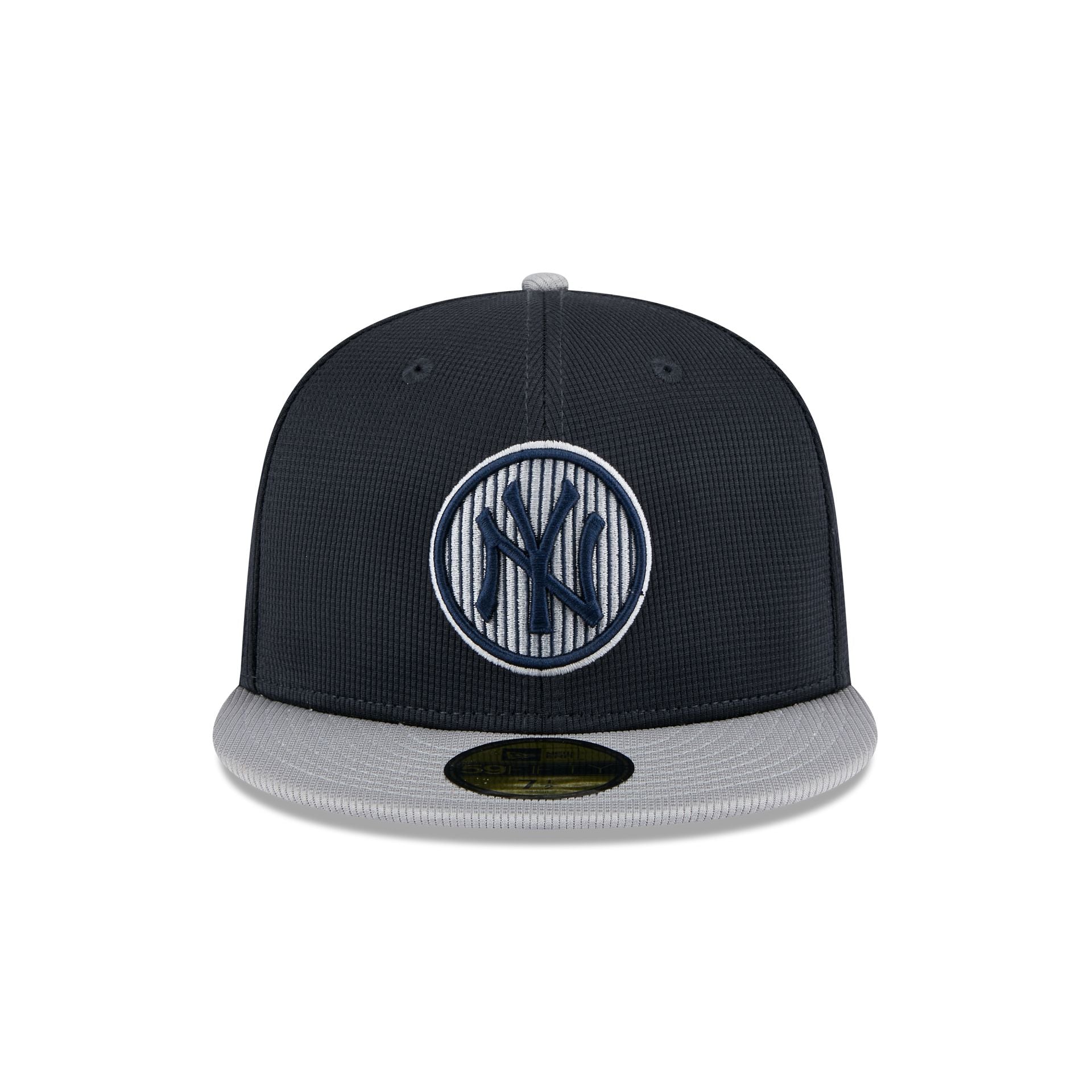 New York Yankees 2025 Batting Practice Gray 59FIFTY Fitted Hat