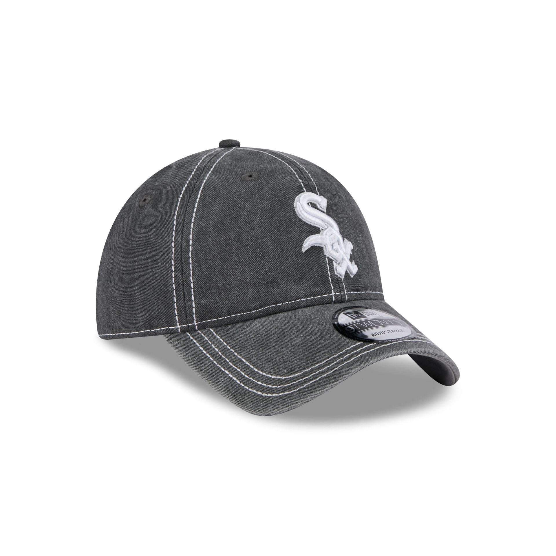 Chicago White Sox Washed Contrast 9TWENTY Adjustable Hat