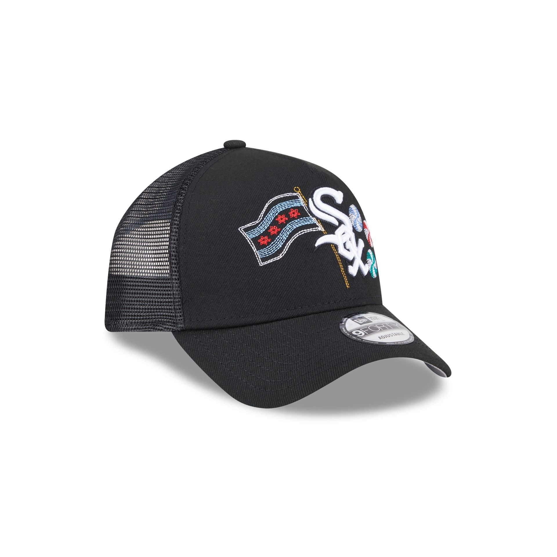 Chicago White Sox State Stitch 9FORTY A-Frame Trucker Hat
